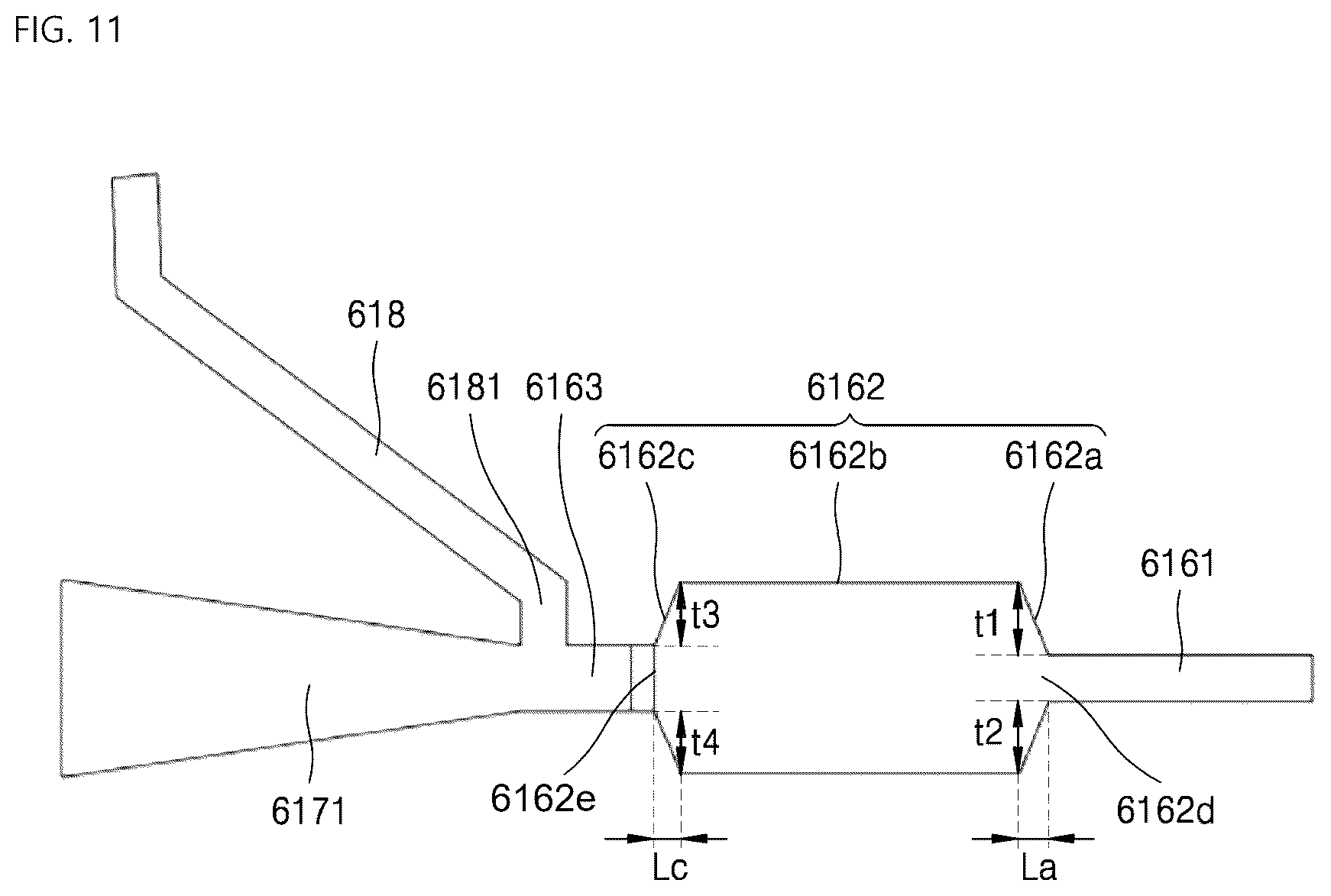Patent US12324553 Figure 11 – Dishwasher