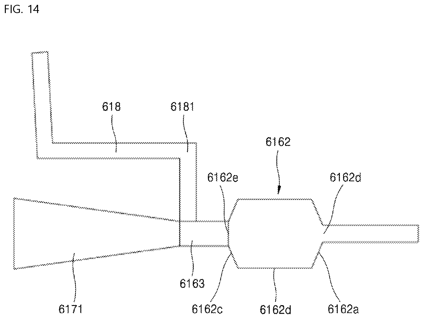 Patent US12324553 Figure 14 – Dishwasher