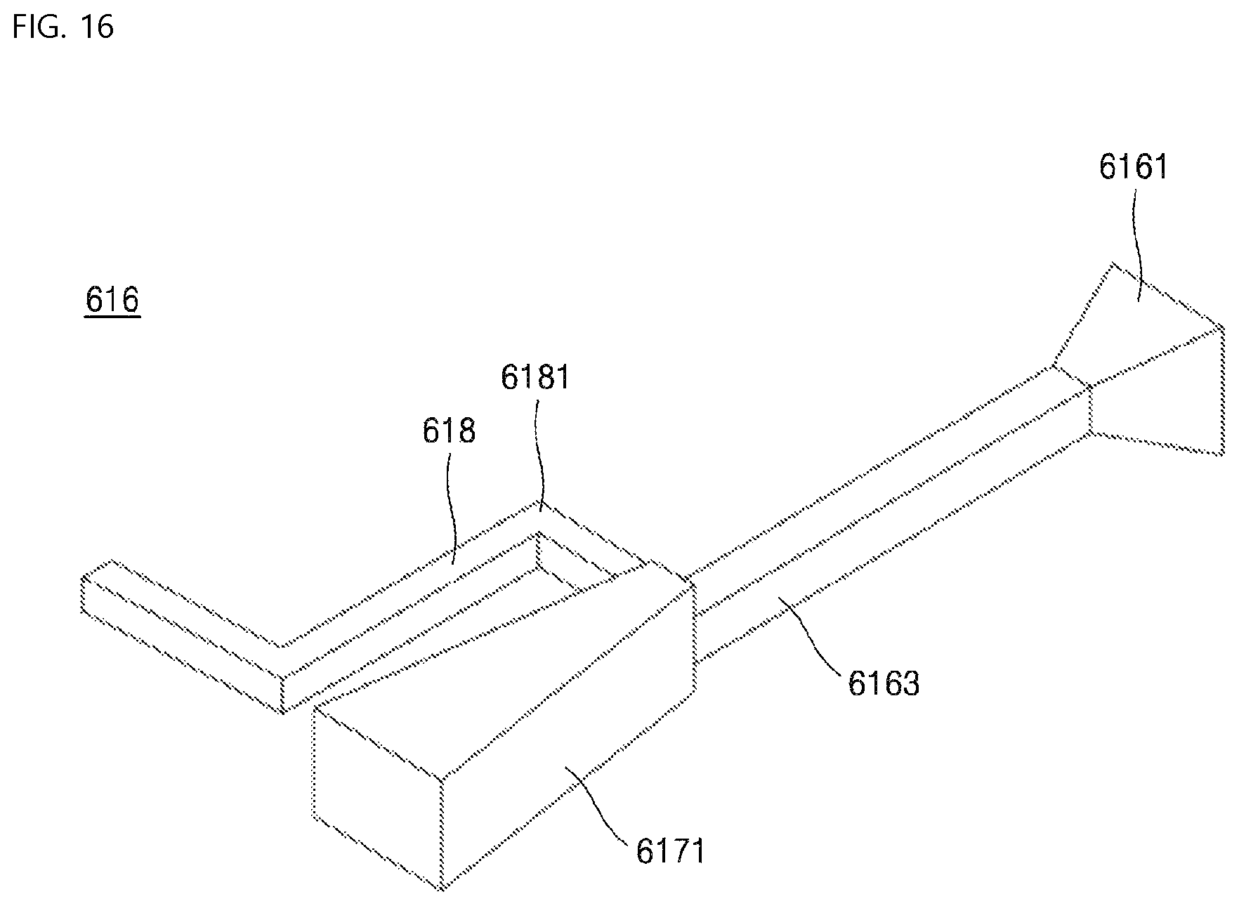 Patent US12324553 Figure 16 – Dishwasher