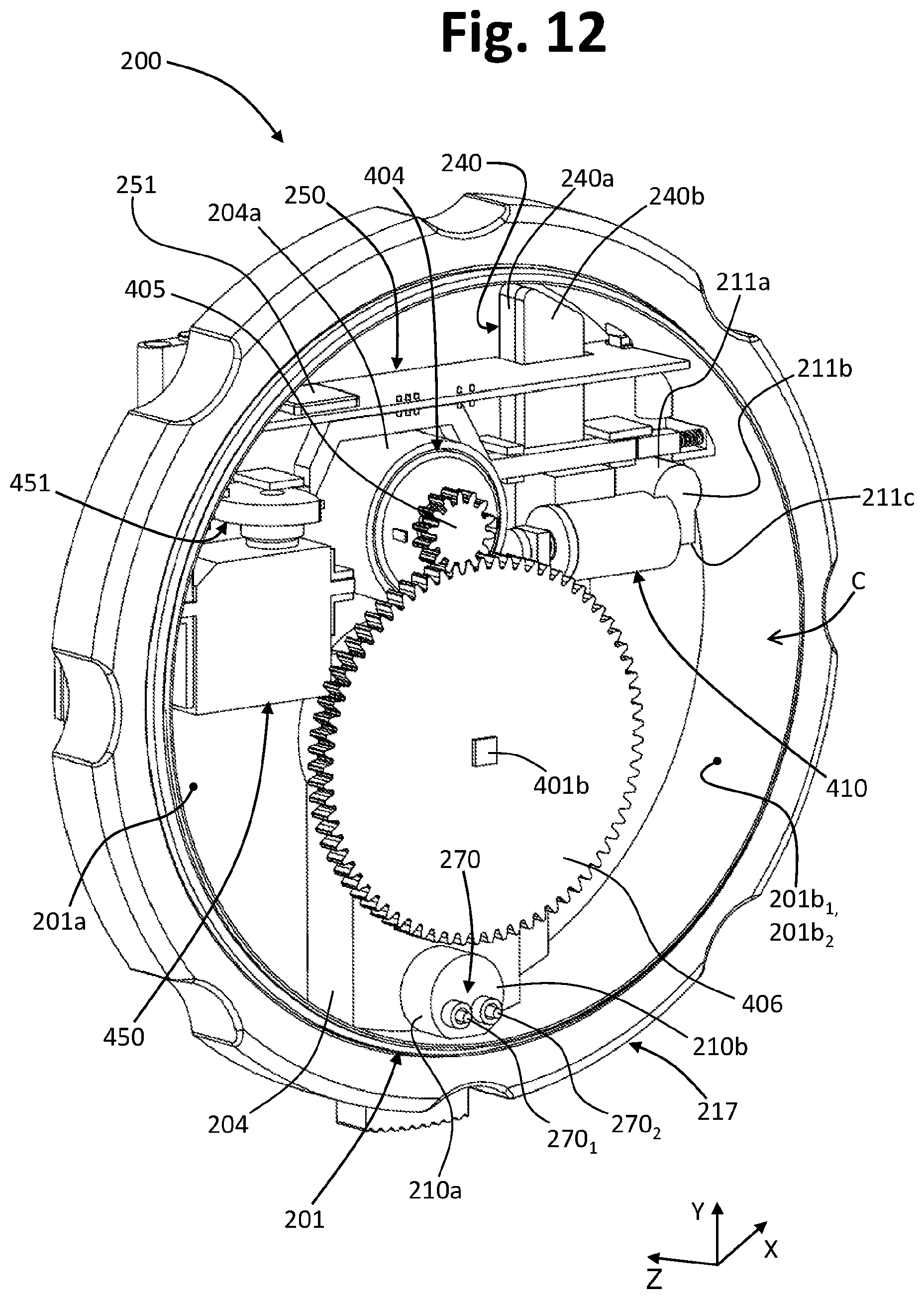 Patent US12324554 Figure 8 – Washing agent dispenser for dishwashing machines