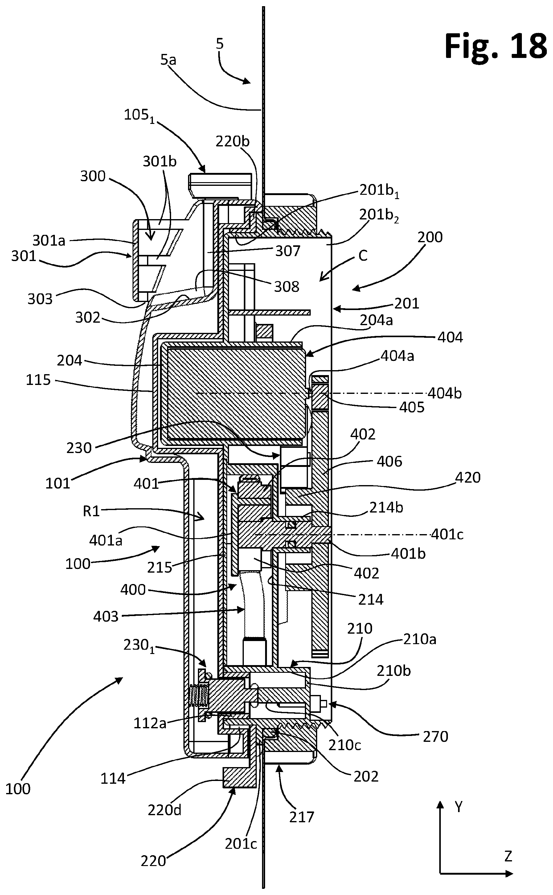 Patent US12324554 Figure 11 – Washing agent dispenser for dishwashing machines