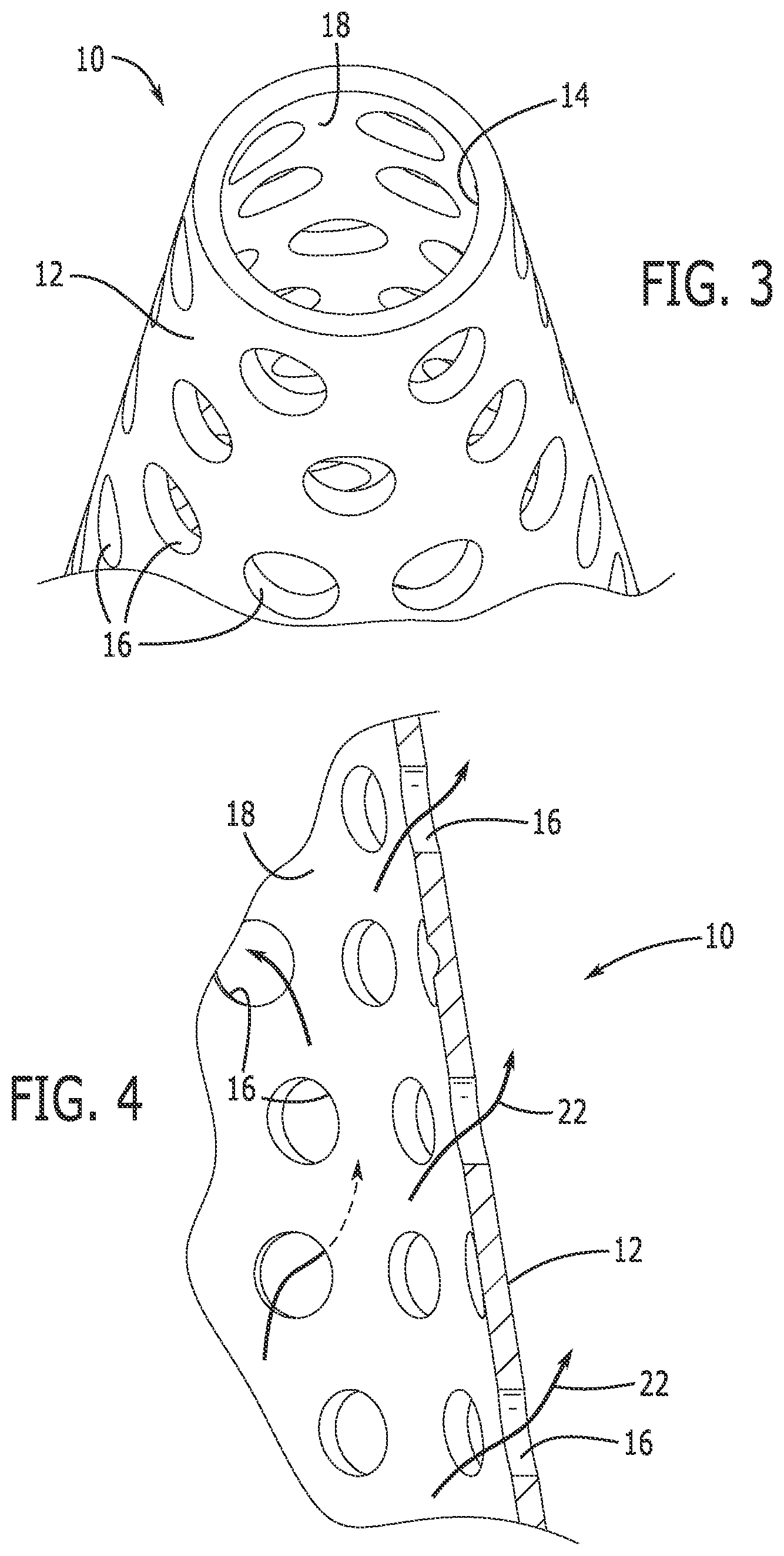 Patent US12324555 Figure 2 – Dishwasher-safe washing stand for conical bags