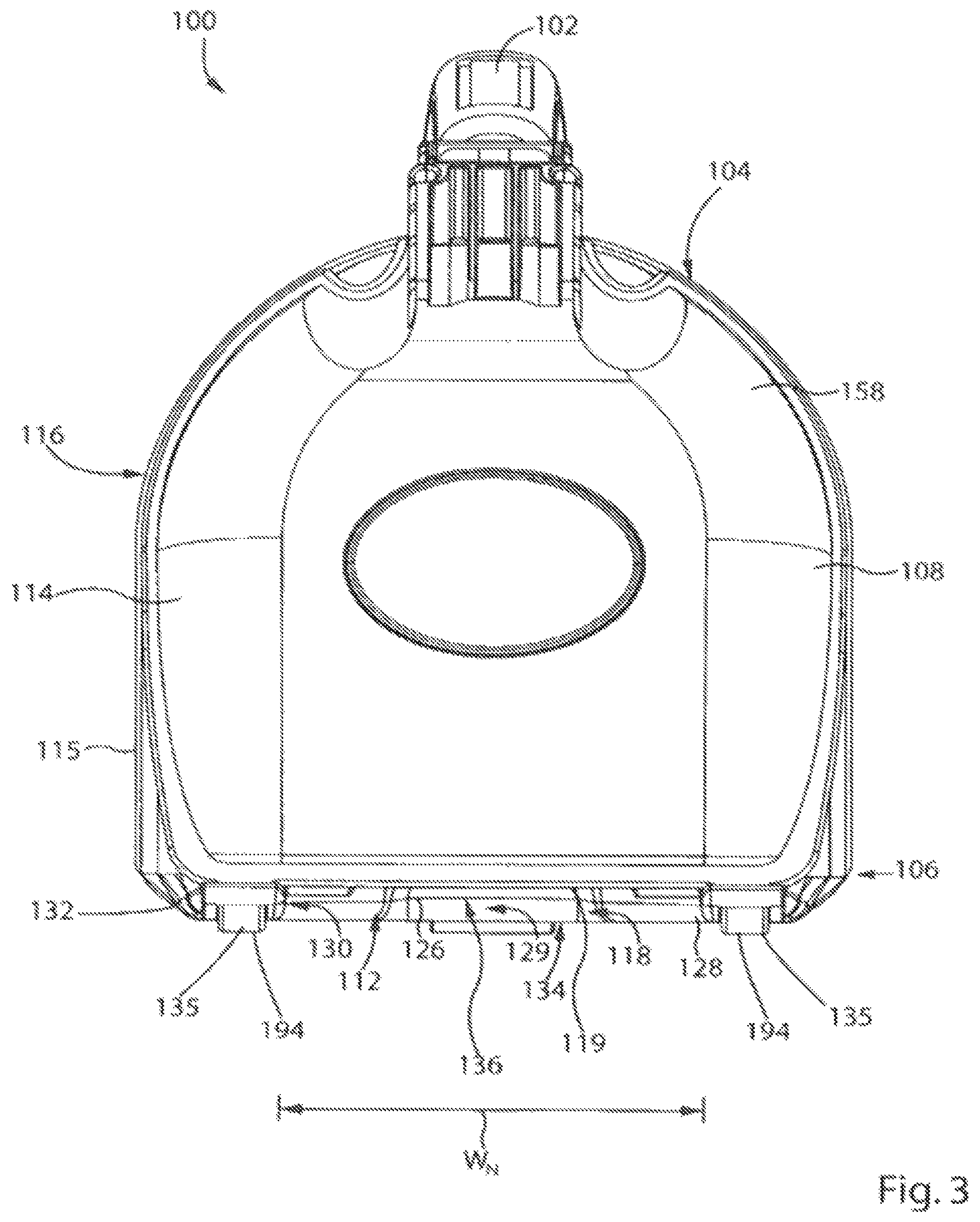 Patent US12324556 Figure 3 – Hand vacuum cleaner