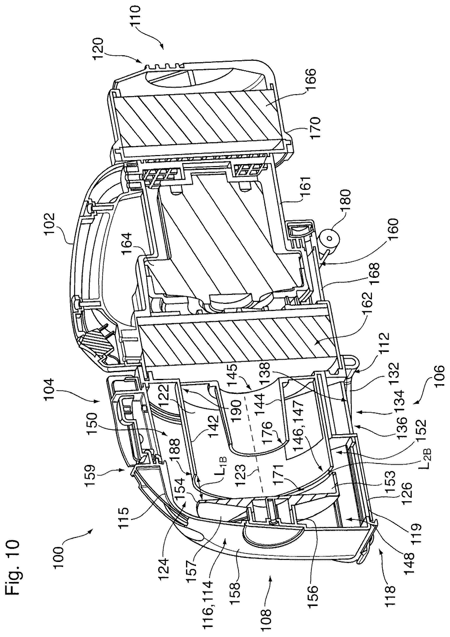 Patent US12324557 Figure 10 – Portable surface cleaning apparatus