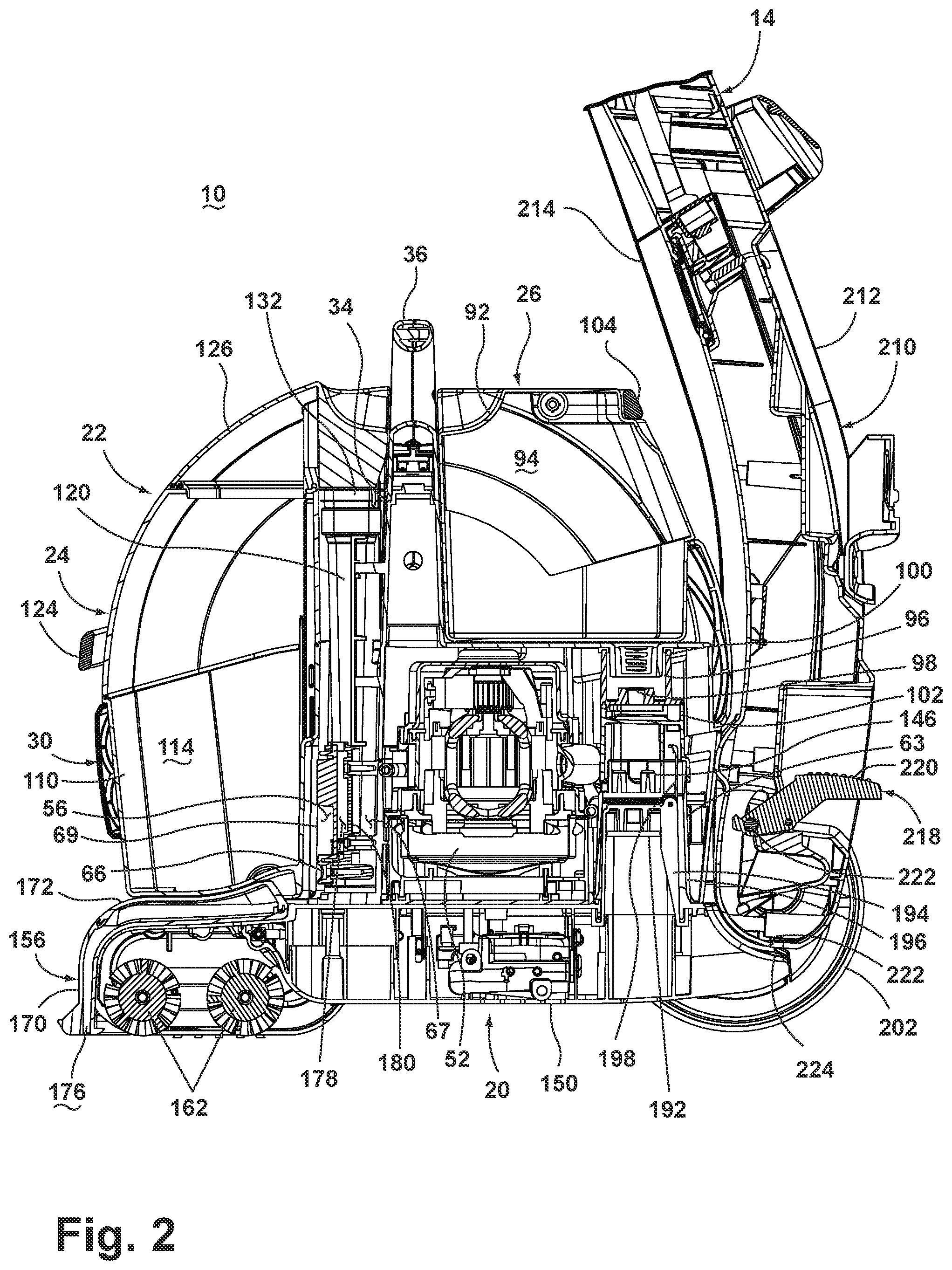 Patent US12324558 Figure 2 – Extraction cleaner