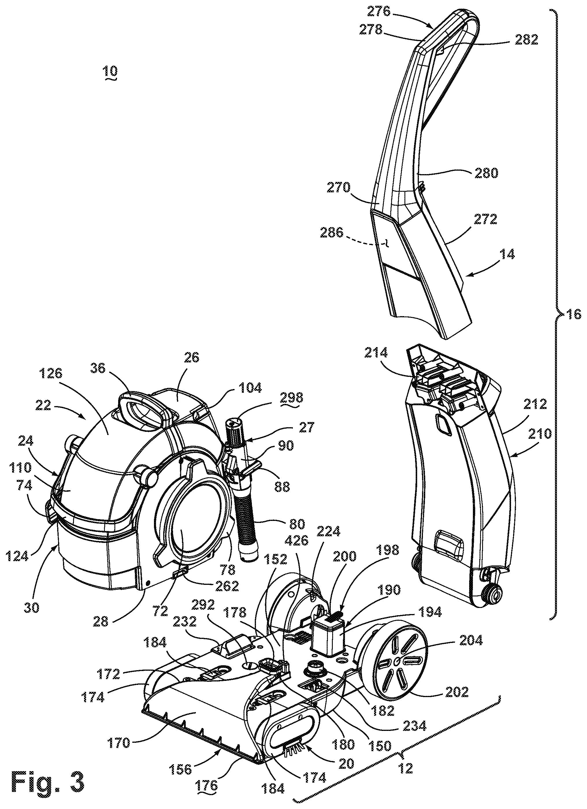 Patent US12324558 Figure 3 – Extraction cleaner