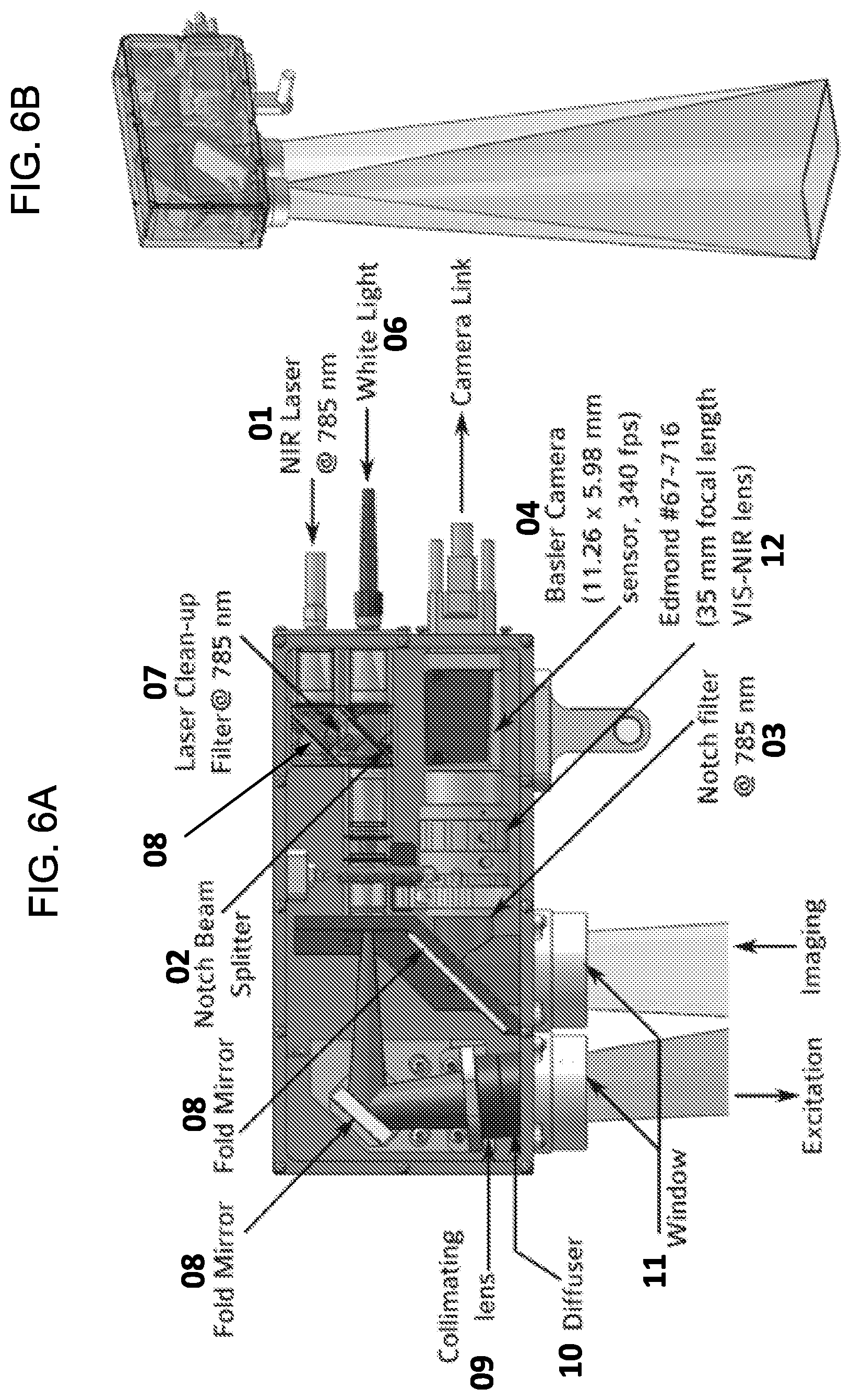 Patent US12324559 Figure 8 – Systems and methods for recording simultaneously visible light image and infrared light image from fluorophores
