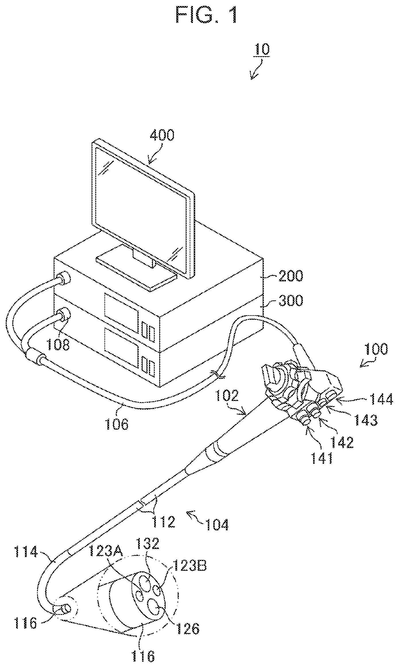Patent US12324563 Figure 1 – Image processing apparatus, processor apparatus, endoscope system, image processing method, and program enabling notification of a biopsy certainty factor