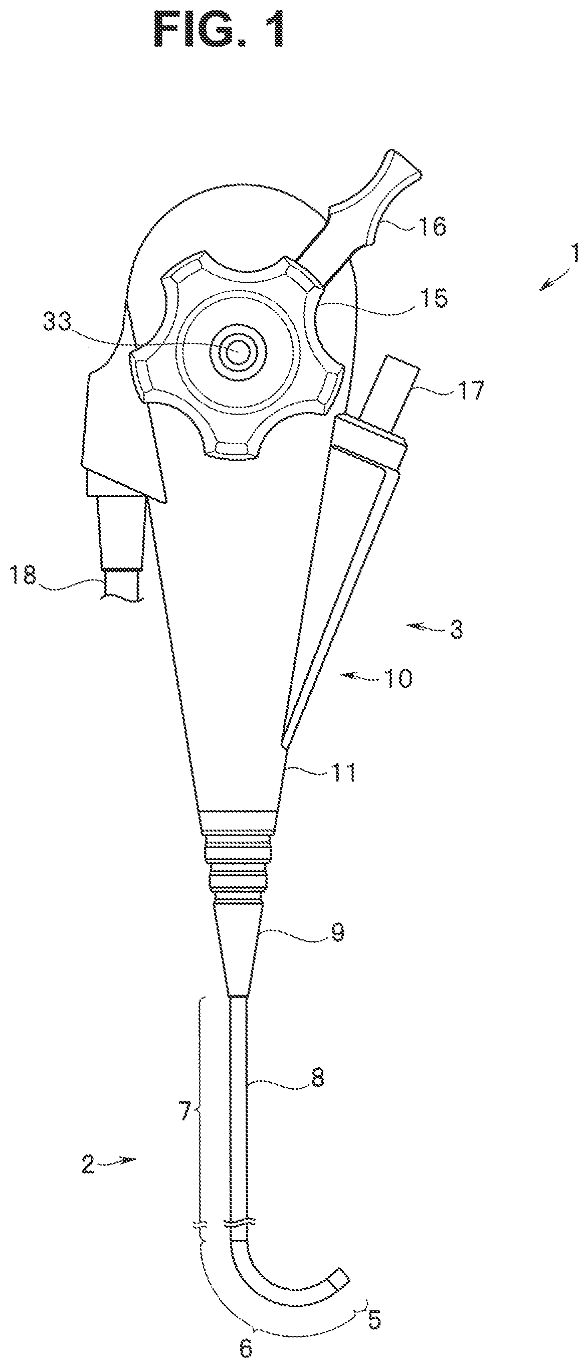 Patent US12324566 — Bending operation mechanism for endoscope and endoscope — Figure 1