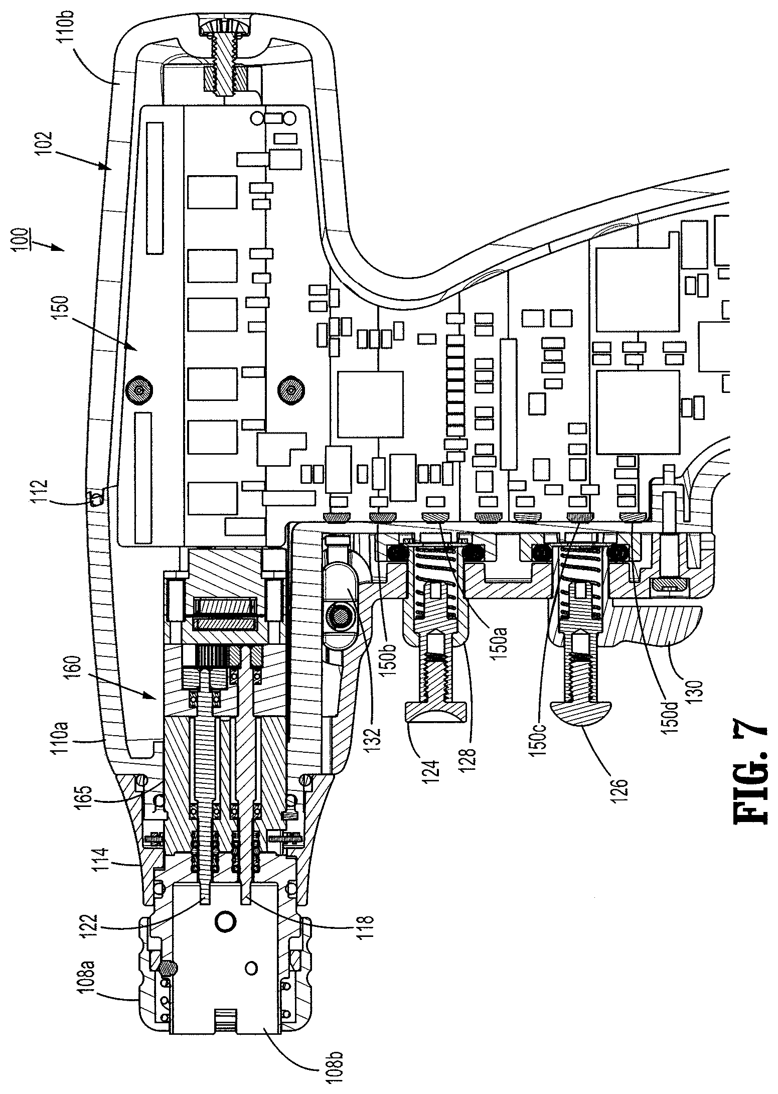 Patent US12324579 Figure 6 – Mechanisms for compensating for battery pack failure in powered surgical instruments