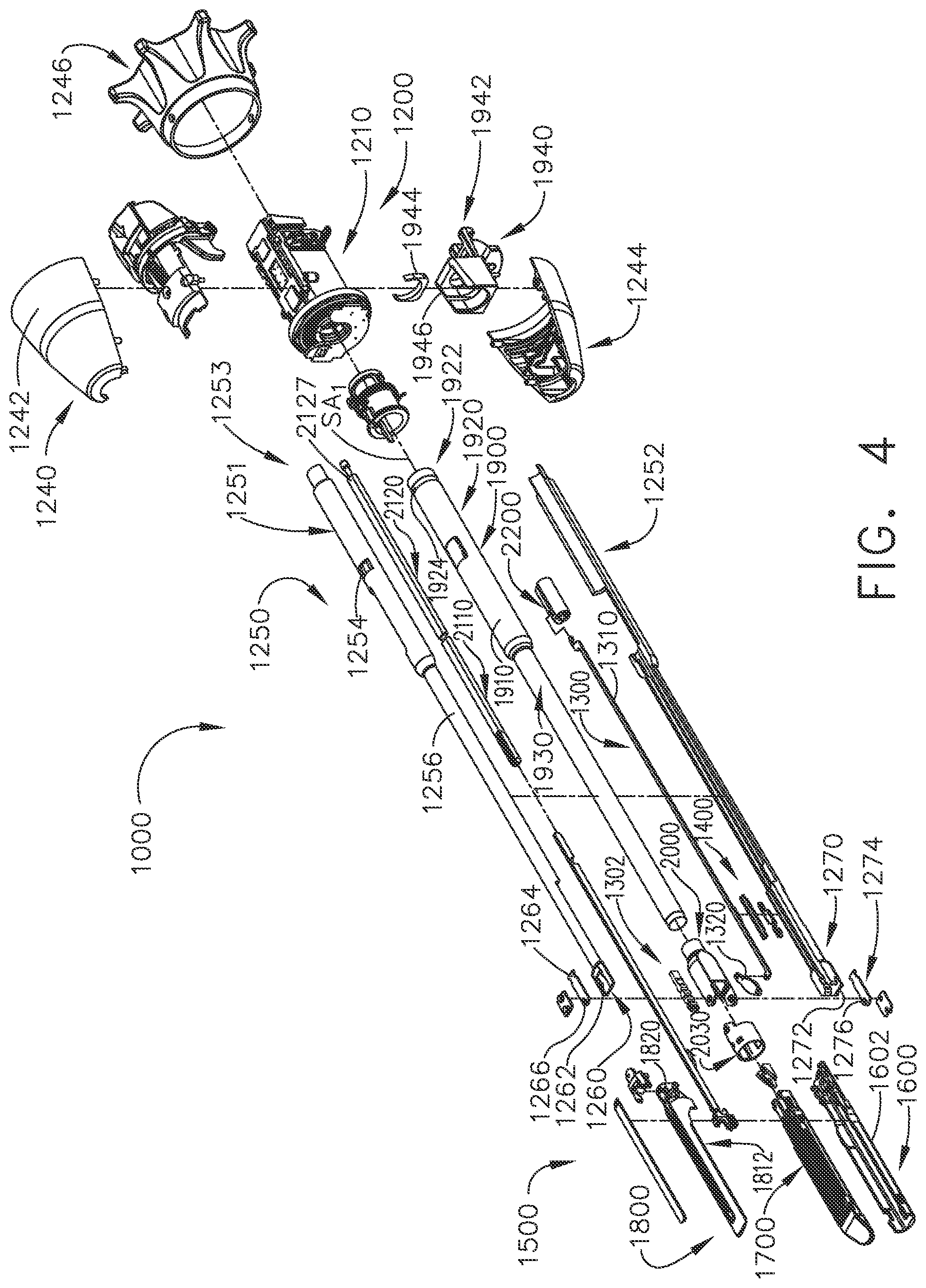 Patent US12324581 Figure 4 – Surgical instrument comprising selectively actuatable rotatable couplers