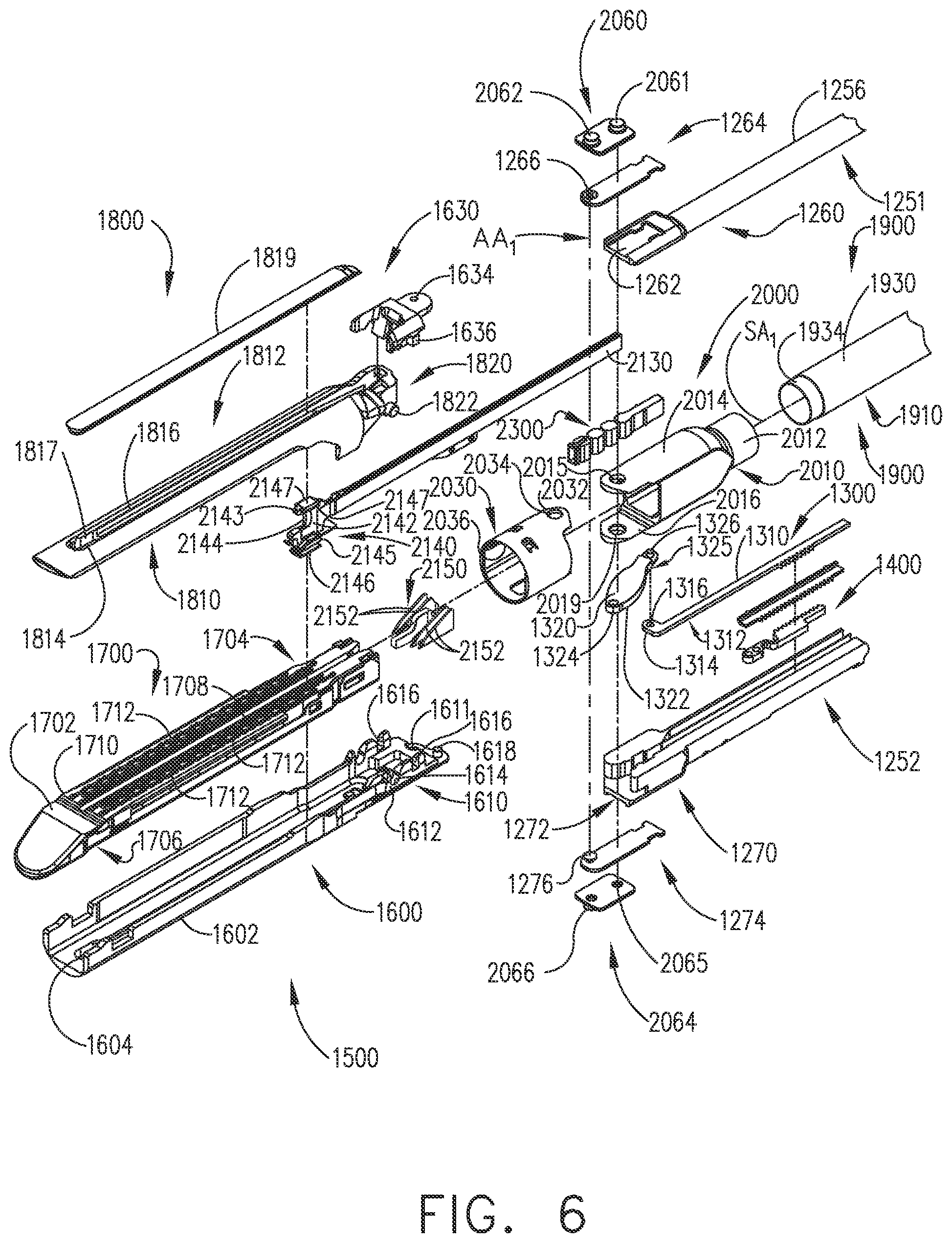 Patent US12324581 Figure 6 – Surgical instrument comprising selectively actuatable rotatable couplers