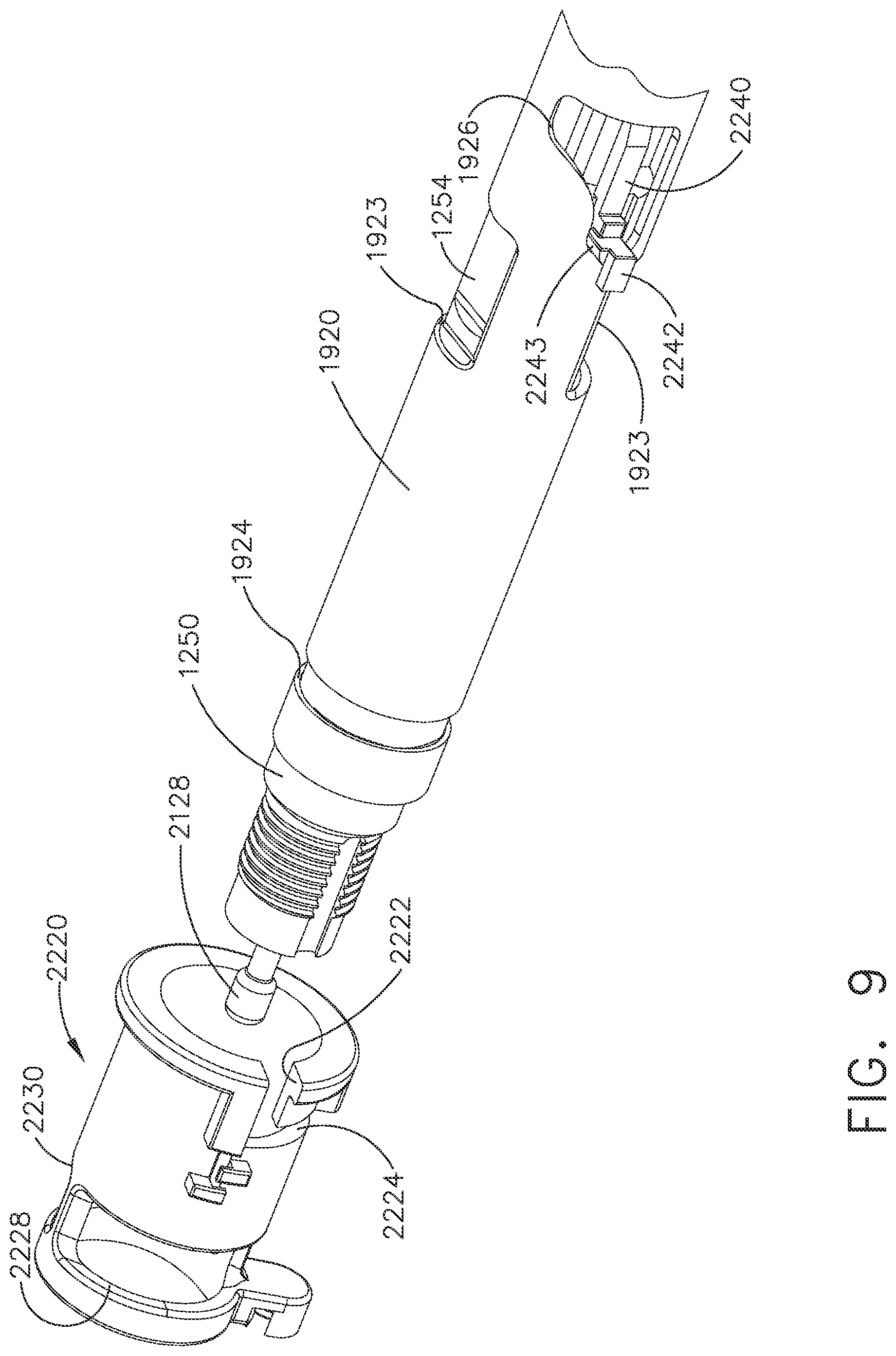 Patent US12324581 Figure 9 – Surgical instrument comprising selectively actuatable rotatable couplers