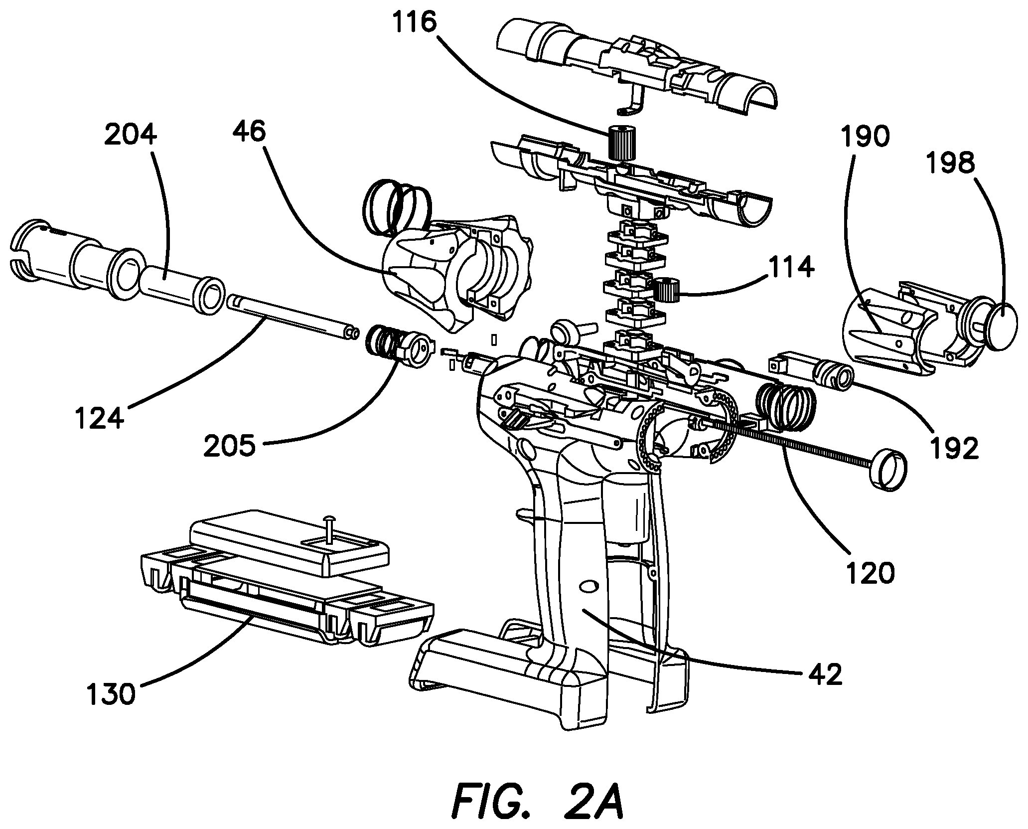Patent US12324582 Figure 2 – Surgical stapler having a powered handle