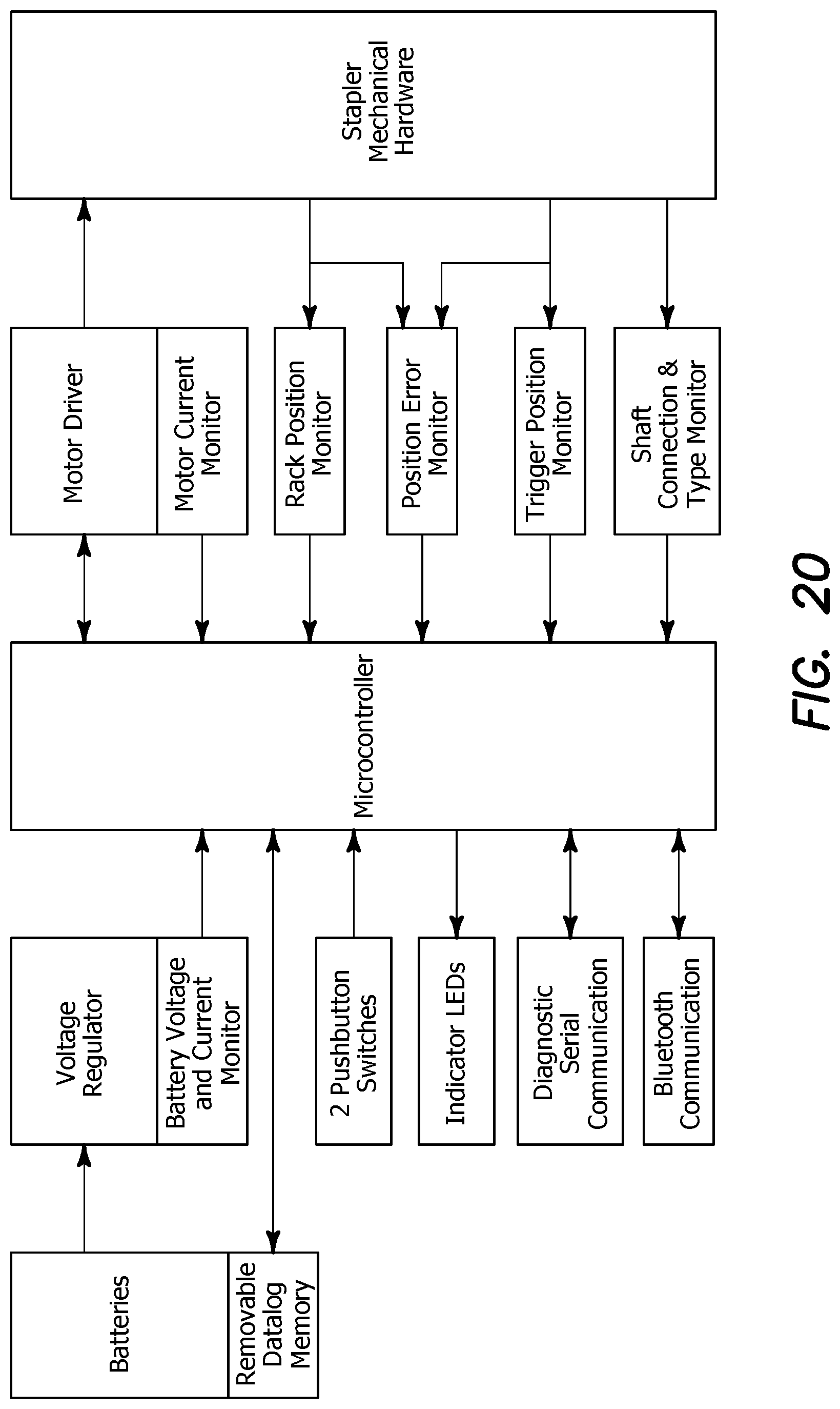 Patent US12324582 Figure 17 – Surgical stapler having a powered handle