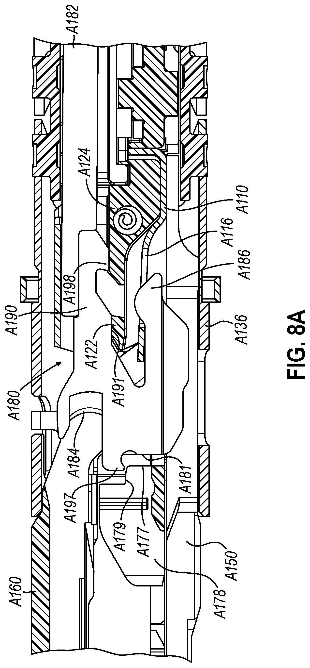 Patent US12324583 Figure 9 – Incompatible staple cartridge use prevention features for surgical stapler