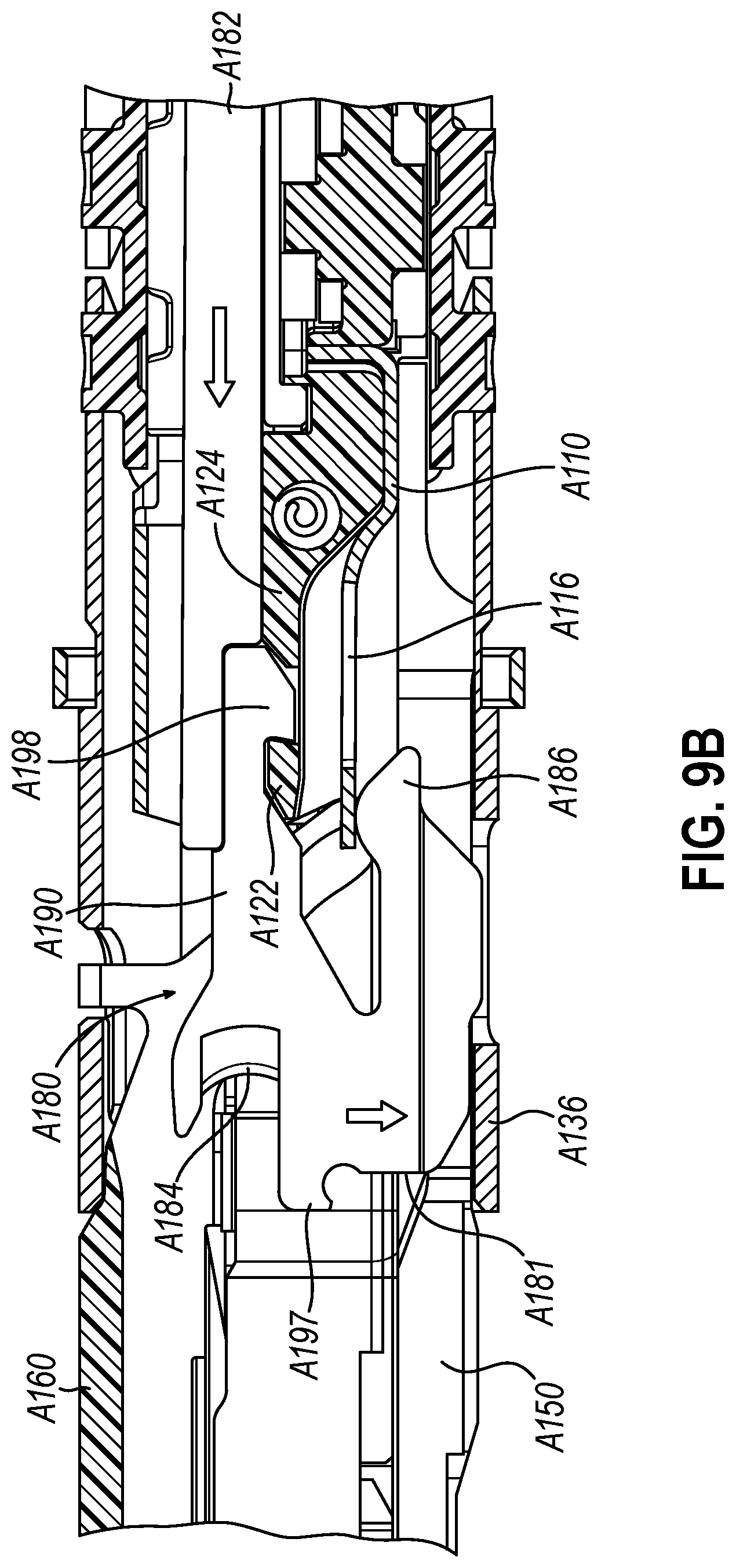 Patent US12324583 Figure 12 – Incompatible staple cartridge use prevention features for surgical stapler