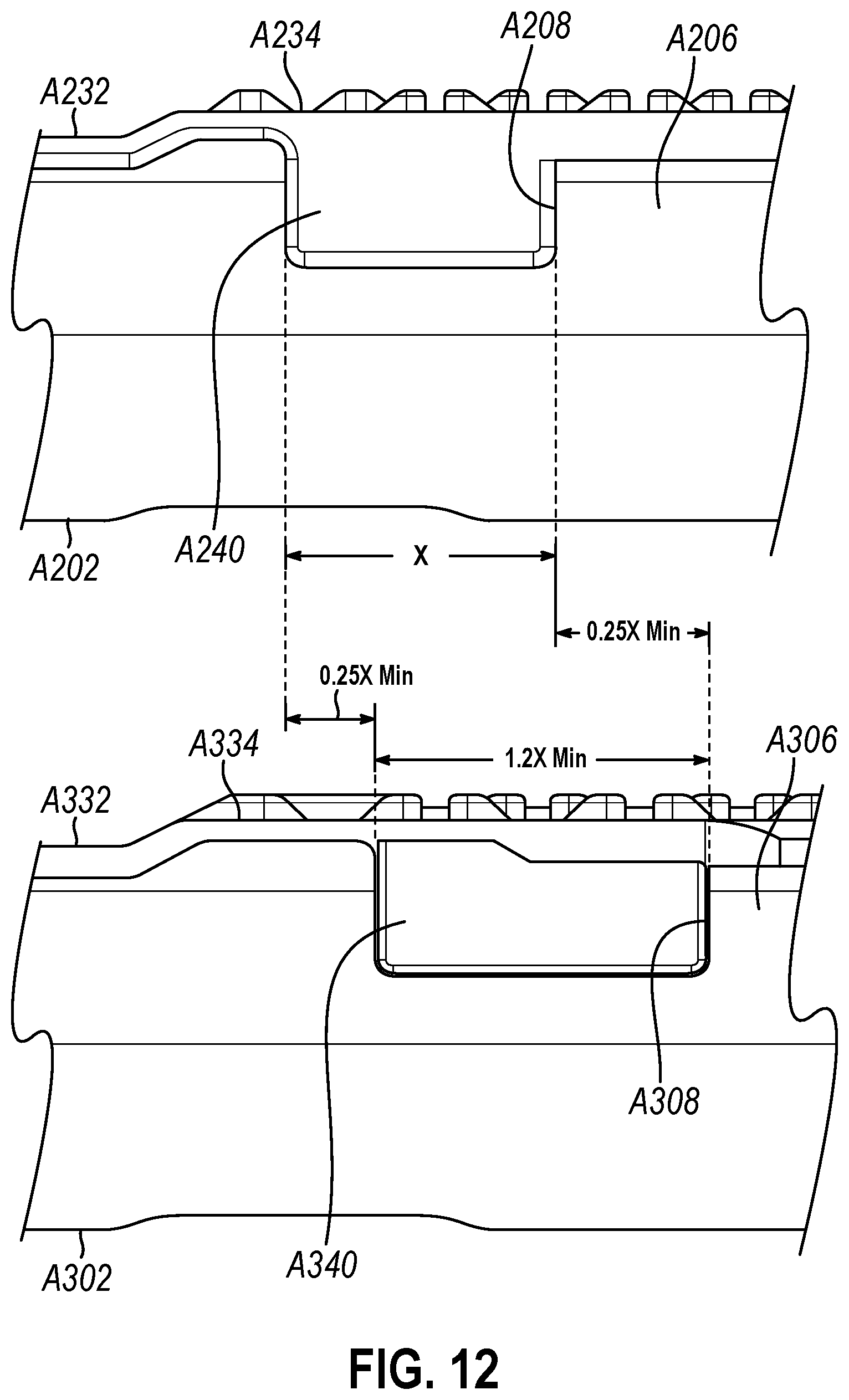 Patent US12324583 Figure 14 – Incompatible staple cartridge use prevention features for surgical stapler