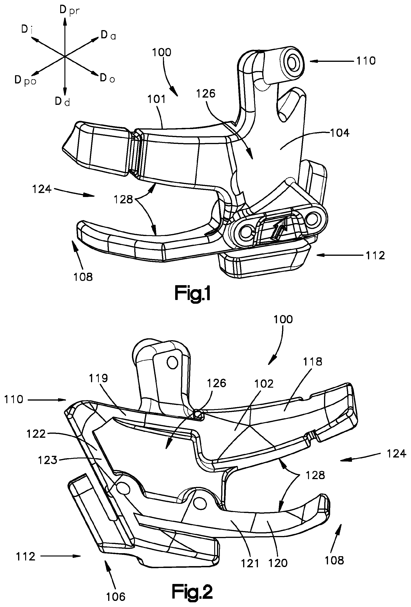 Patent US12324591 Figure 1 – Osteotomy guide