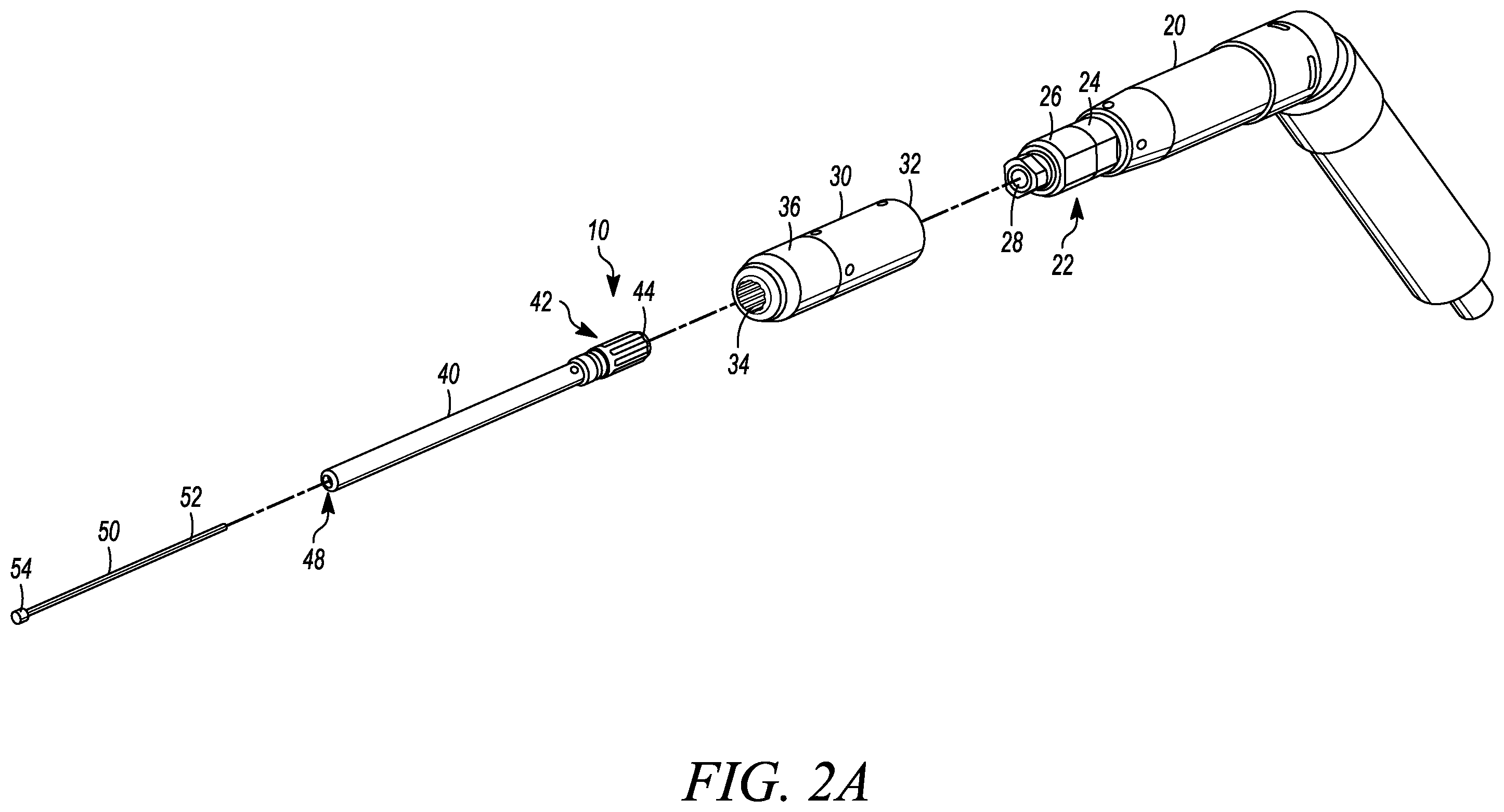 Patent US12324594 Figure 2 – Ultrasonic bone cutting device with integrated sensing