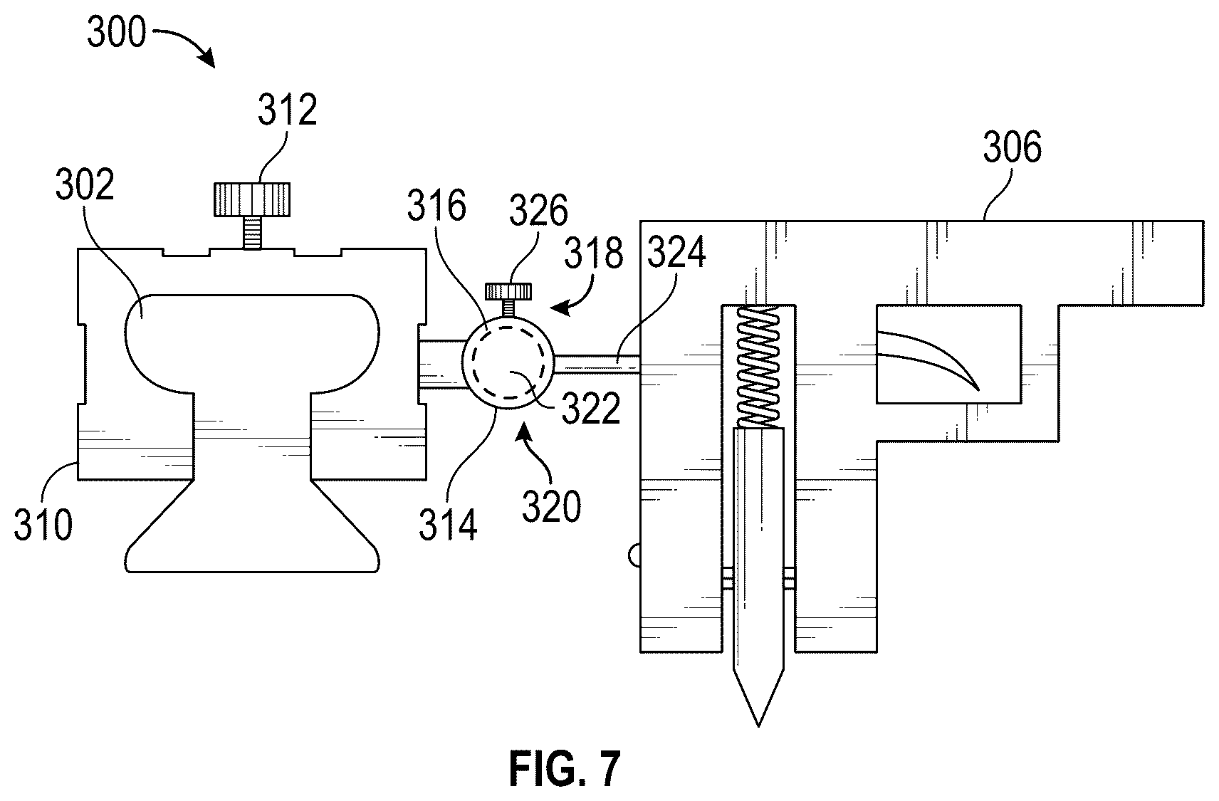 Patent US12324596 Figure 8 – Apparatus and bone cutting device for removal of bone tissue