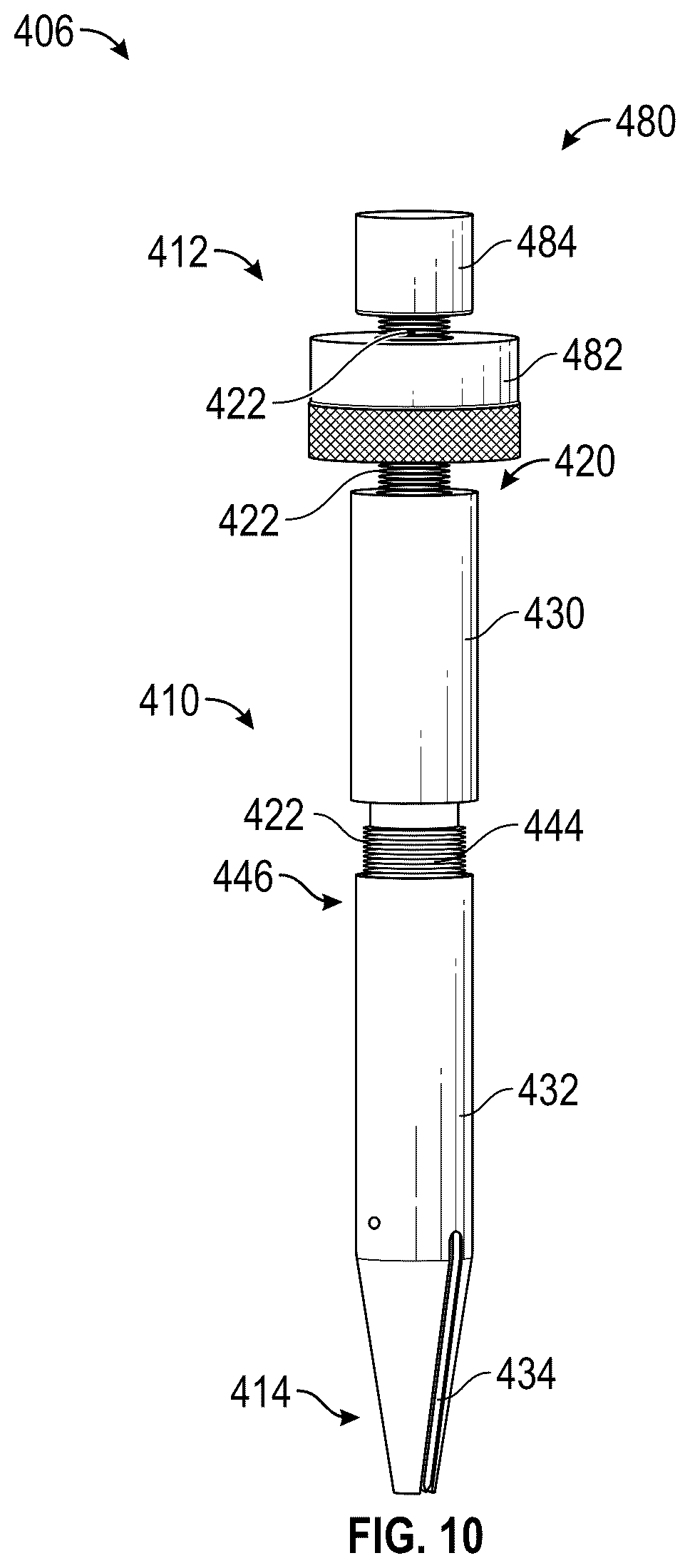 Patent US12324596 Figure 11 – Apparatus and bone cutting device for removal of bone tissue
