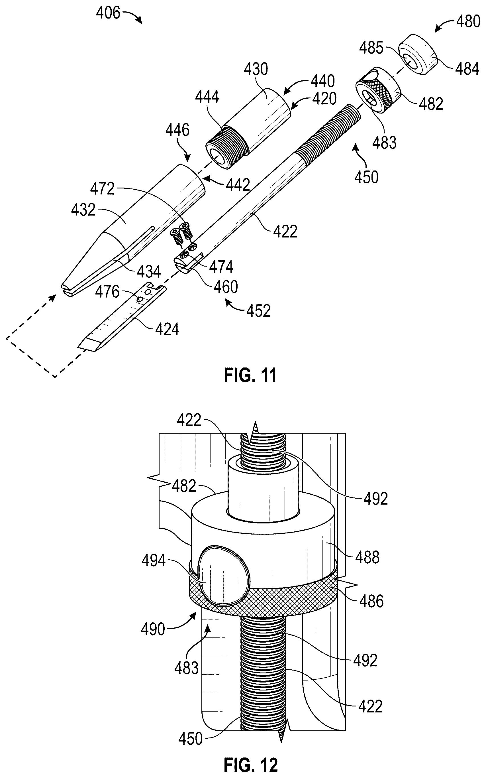 Patent US12324596 Figure 12 – Apparatus and bone cutting device for removal of bone tissue