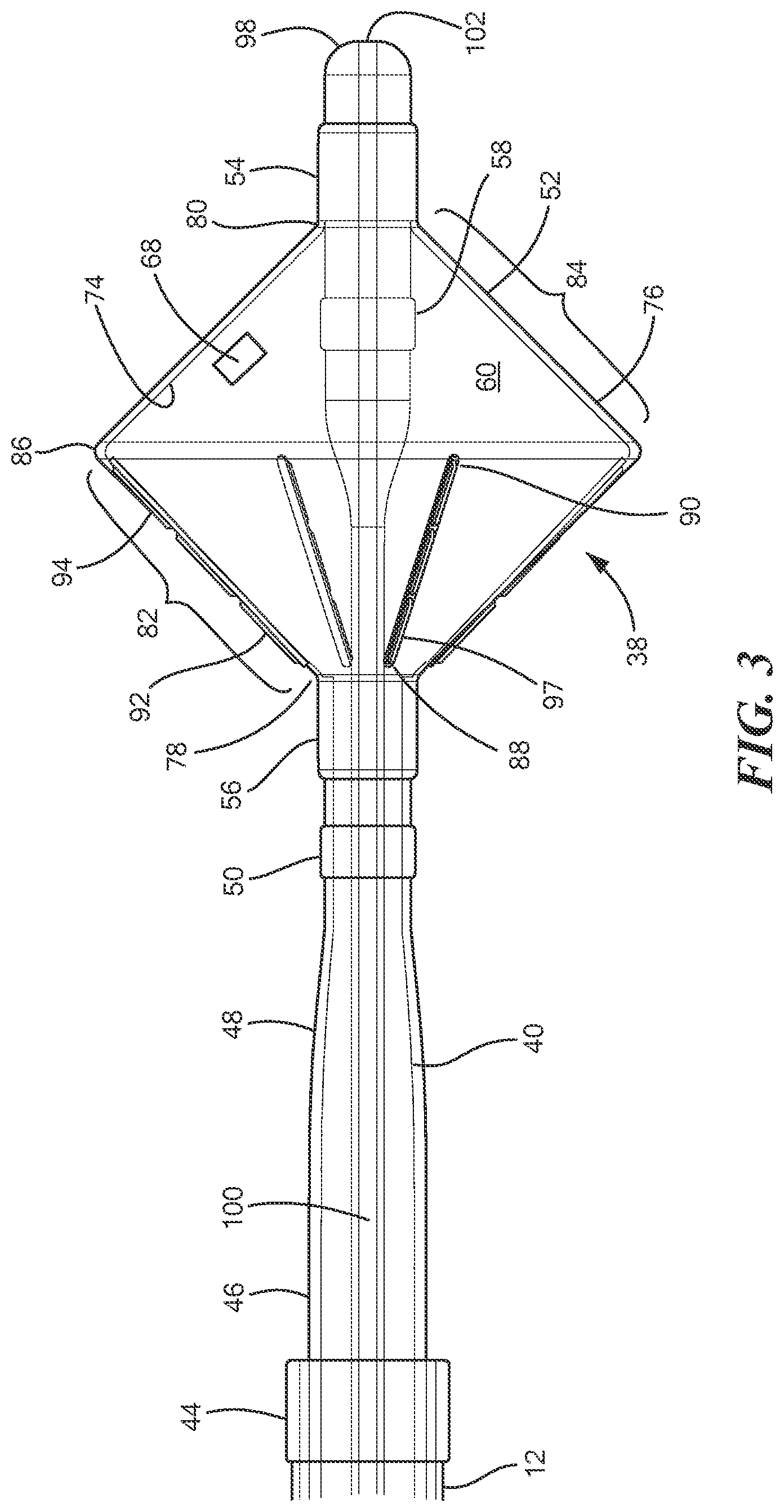 Patent US12324601 Figure 3 – Interatrial septoplasty cutting device