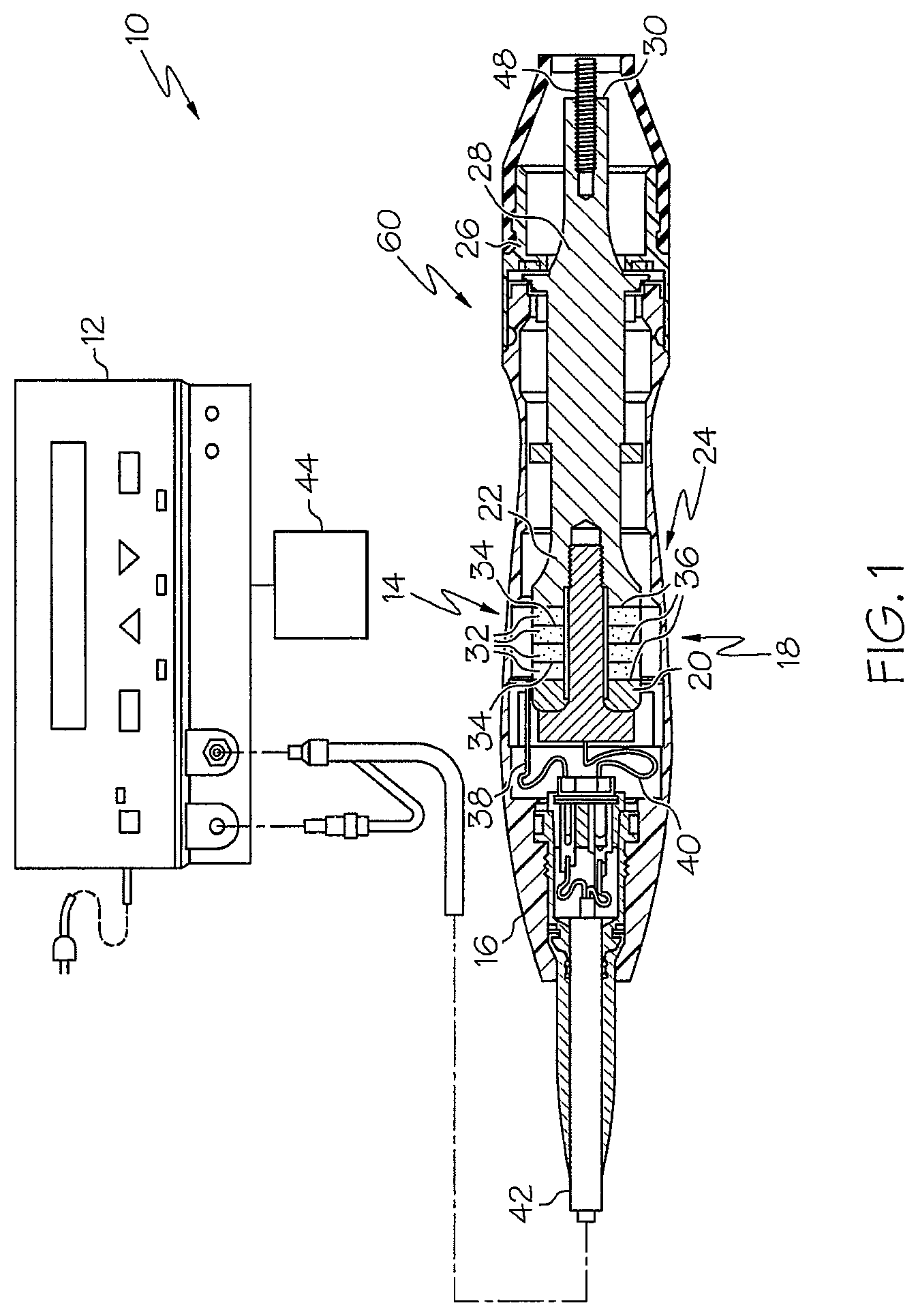 Patent US12324602 — Ultrasonic end effectors with increased active length — Figure 1