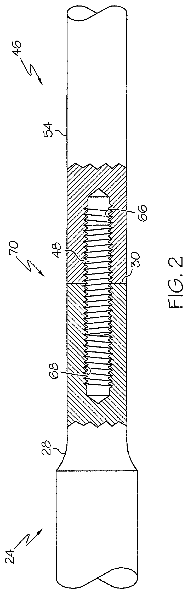 Patent US12324602 Figure 2 – Ultrasonic end effectors with increased active length