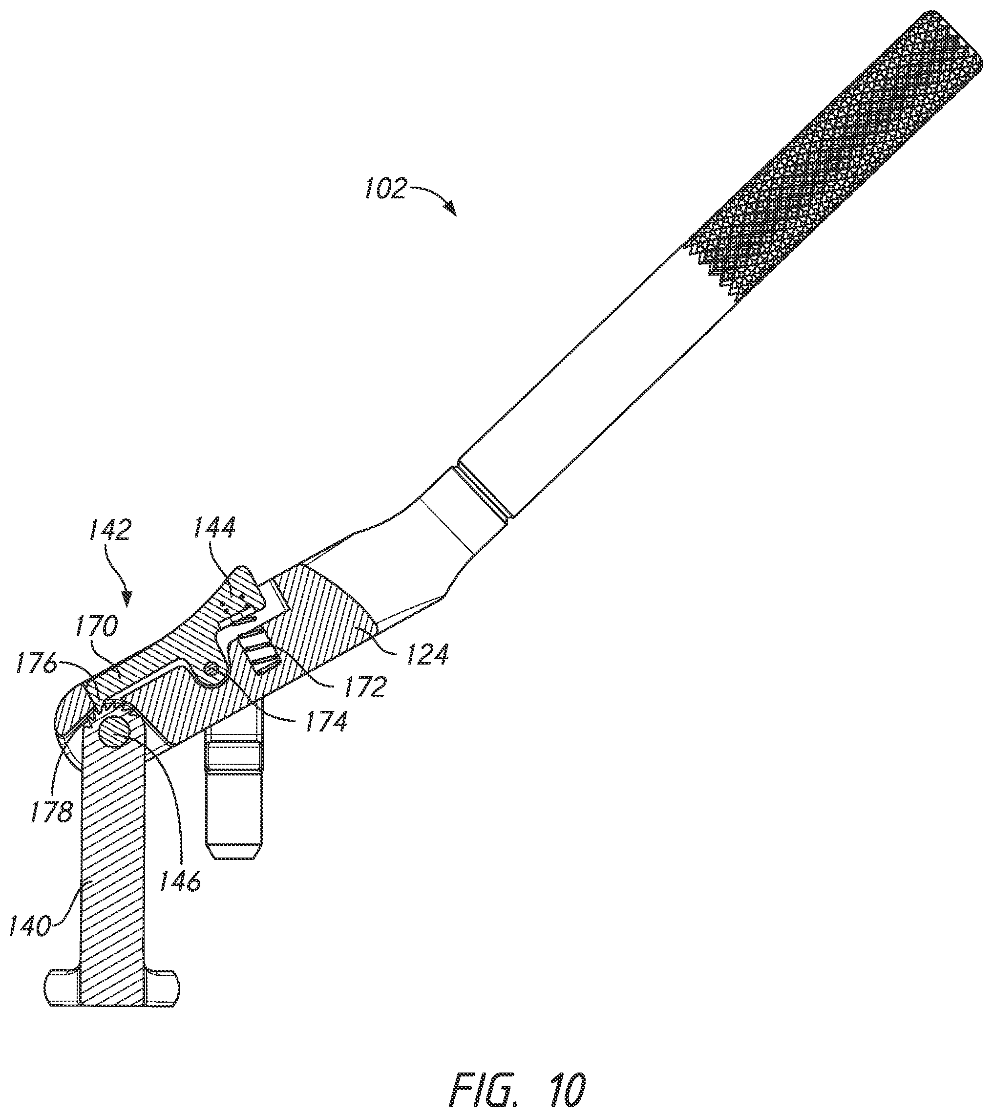 Patent US12324610 Figure 10 – Lever reducer
