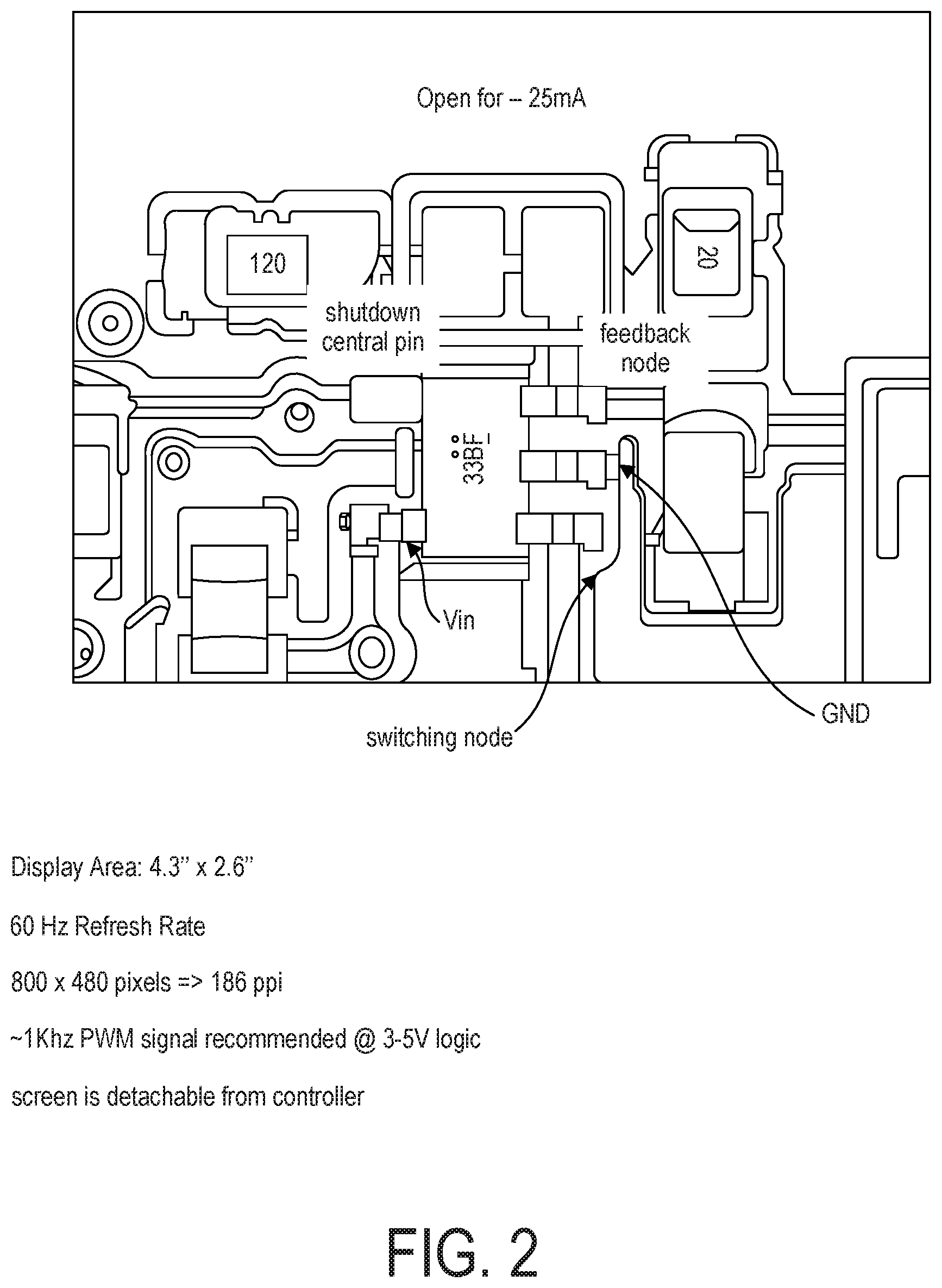 Patent US12324624 Figure 2 – Glare testing device