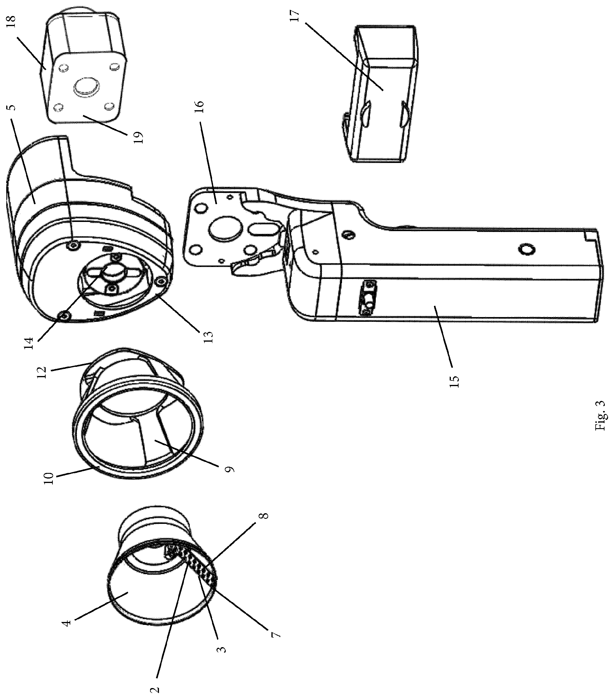 Patent US12324625 Figure 2 – Ophthalmic device