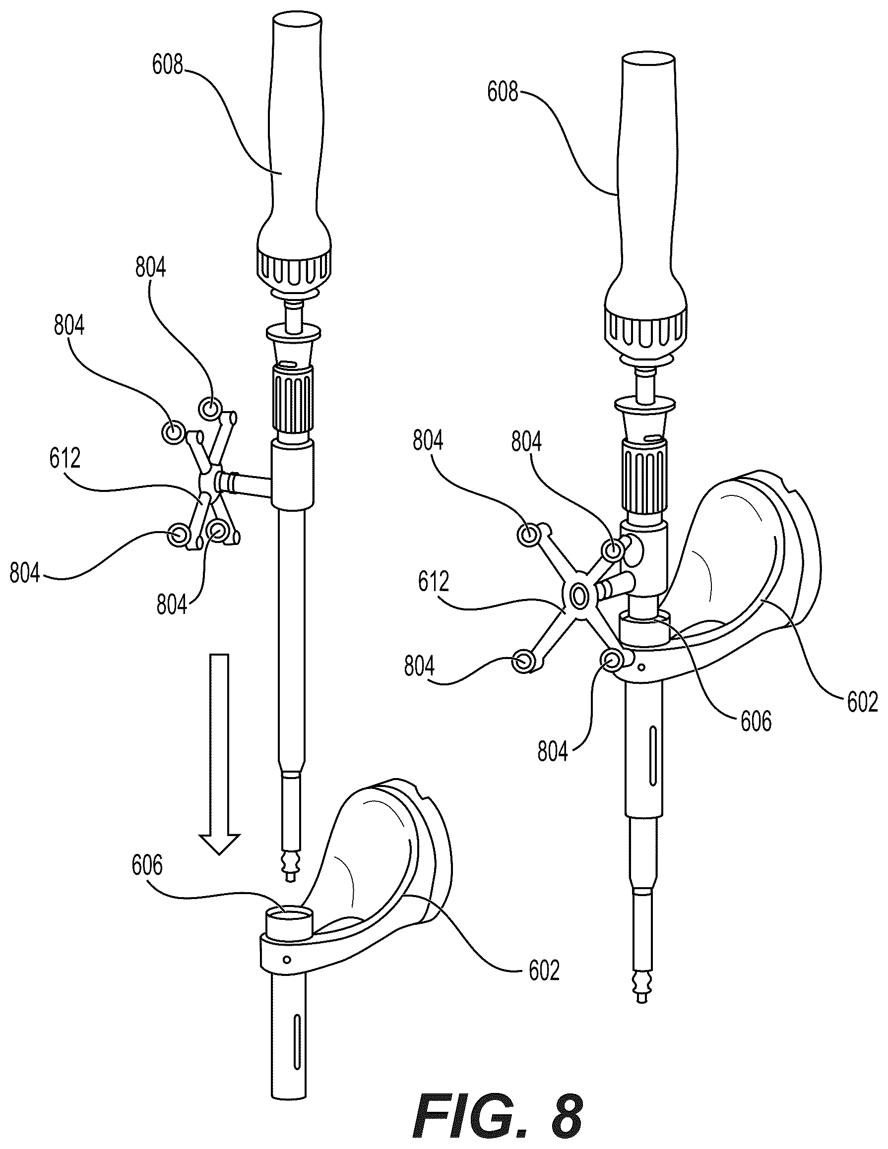 Patent US12324634 Figure 8 – Flat panel registration fixture and method of using same
