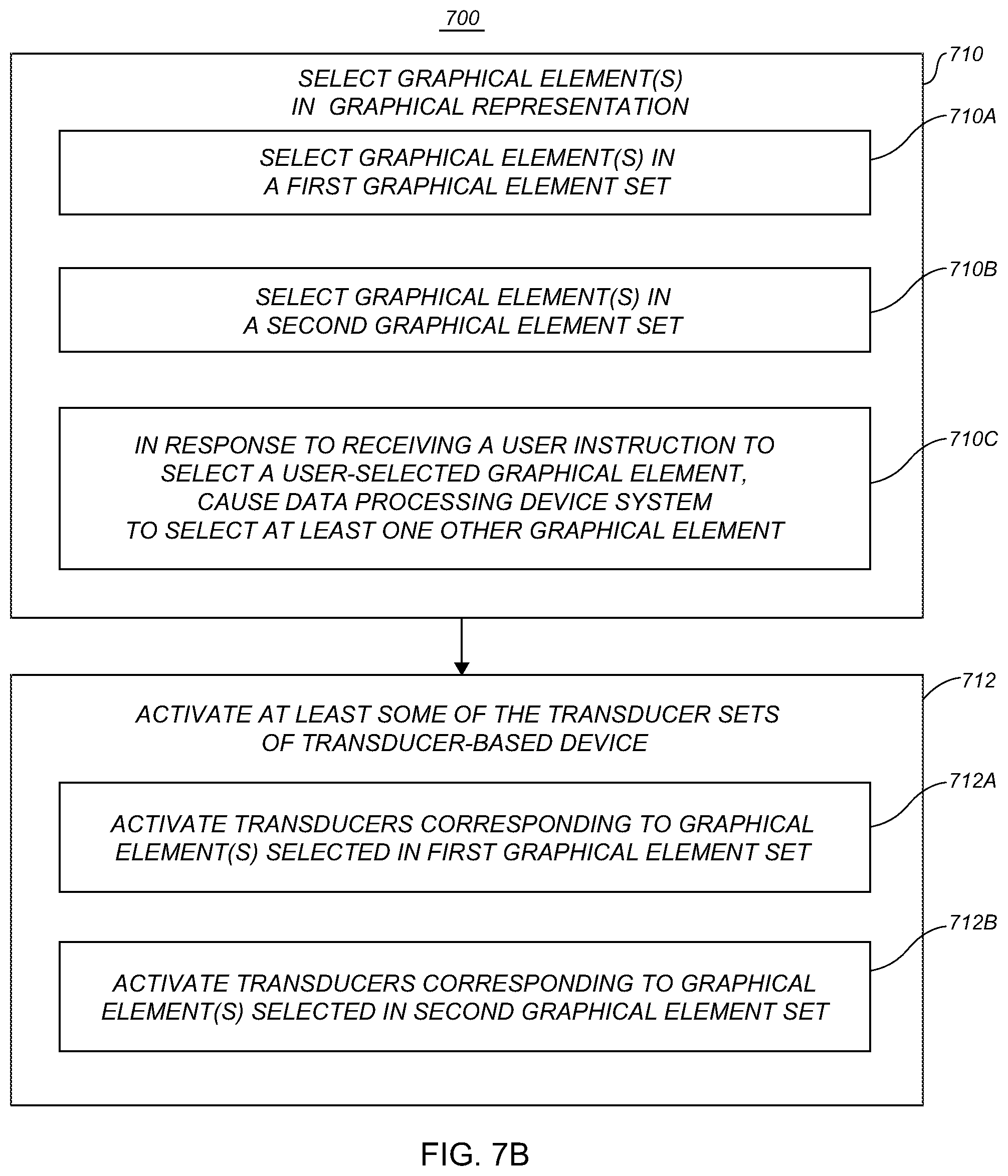 Patent US12324636 Figure 18 – Systems and methods for selecting, activating, or selecting and activating transducers