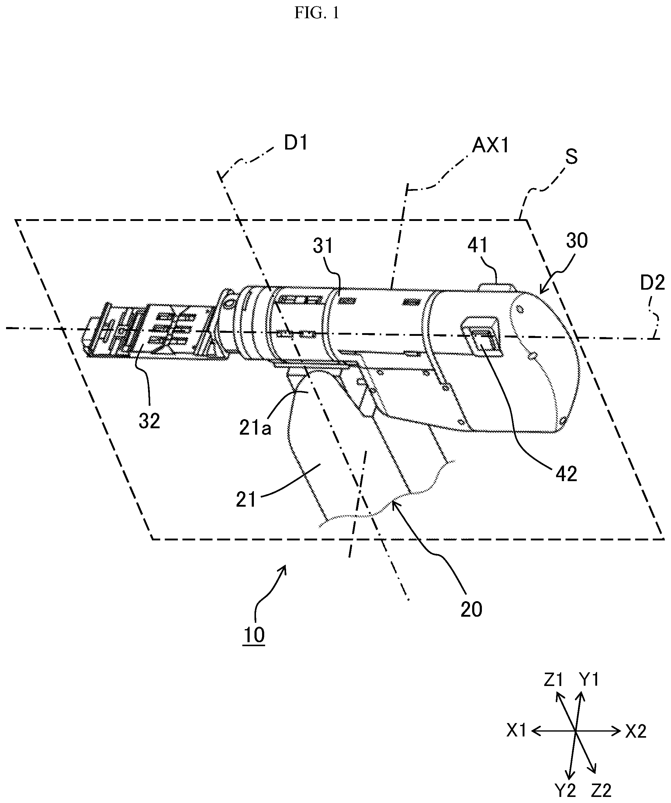 Patent US12324640 Figure 1 – Medical robot