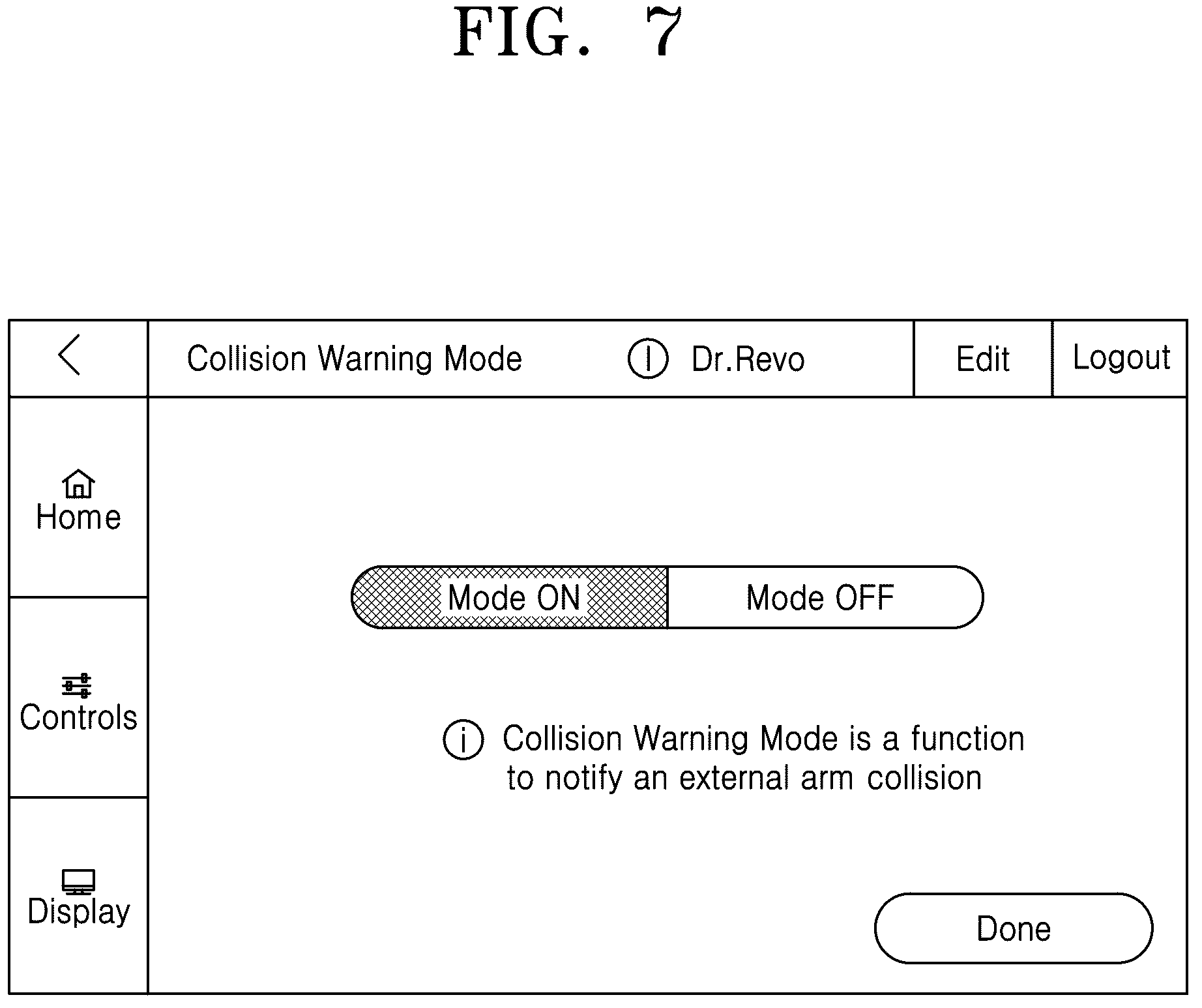 Patent US12324643 Figure 10 – Method and system for mitigating collision of surgical robot