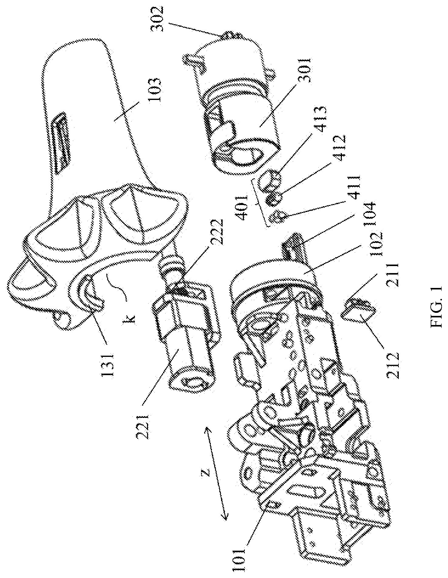 Patent US12324646 Figure 1 – Deflection detector, method of controlling deflection detector, electric stapler, and medical device