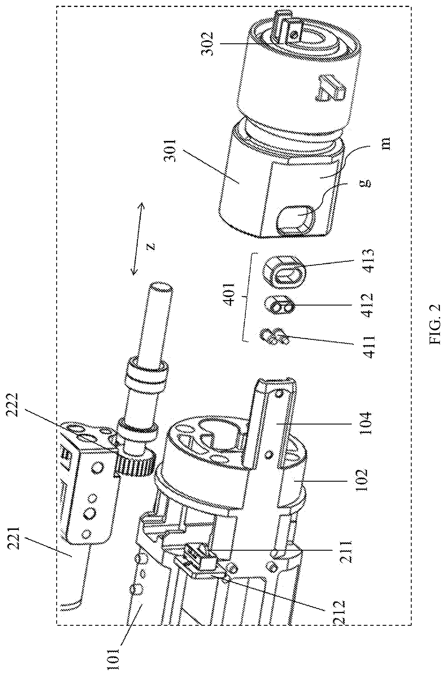 Patent US12324646 Figure 2 – Deflection detector, method of controlling deflection detector, electric stapler, and medical device