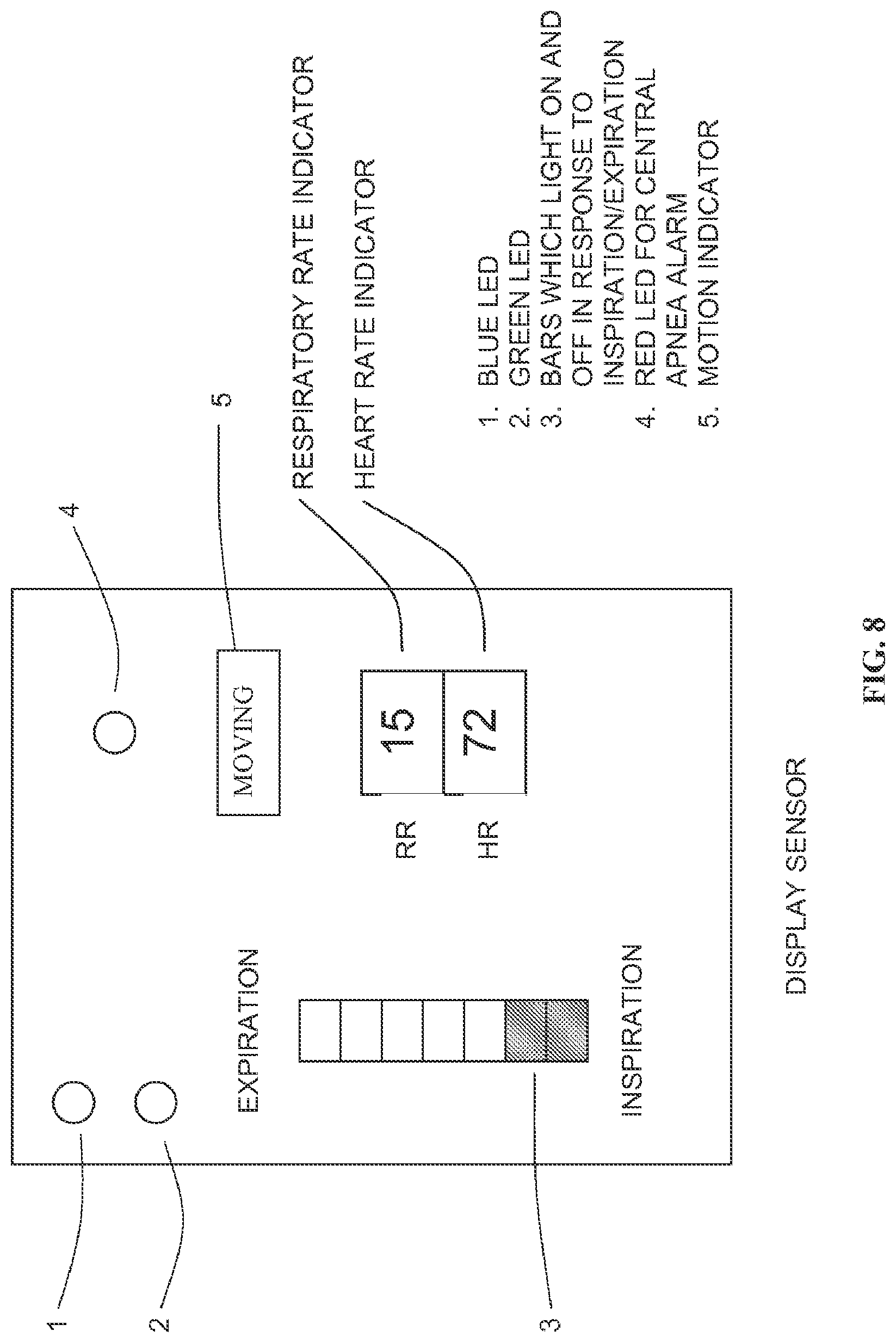 Patent US12324652 Figure 8 – Apparatus, system, and method for monitoring physiological signs