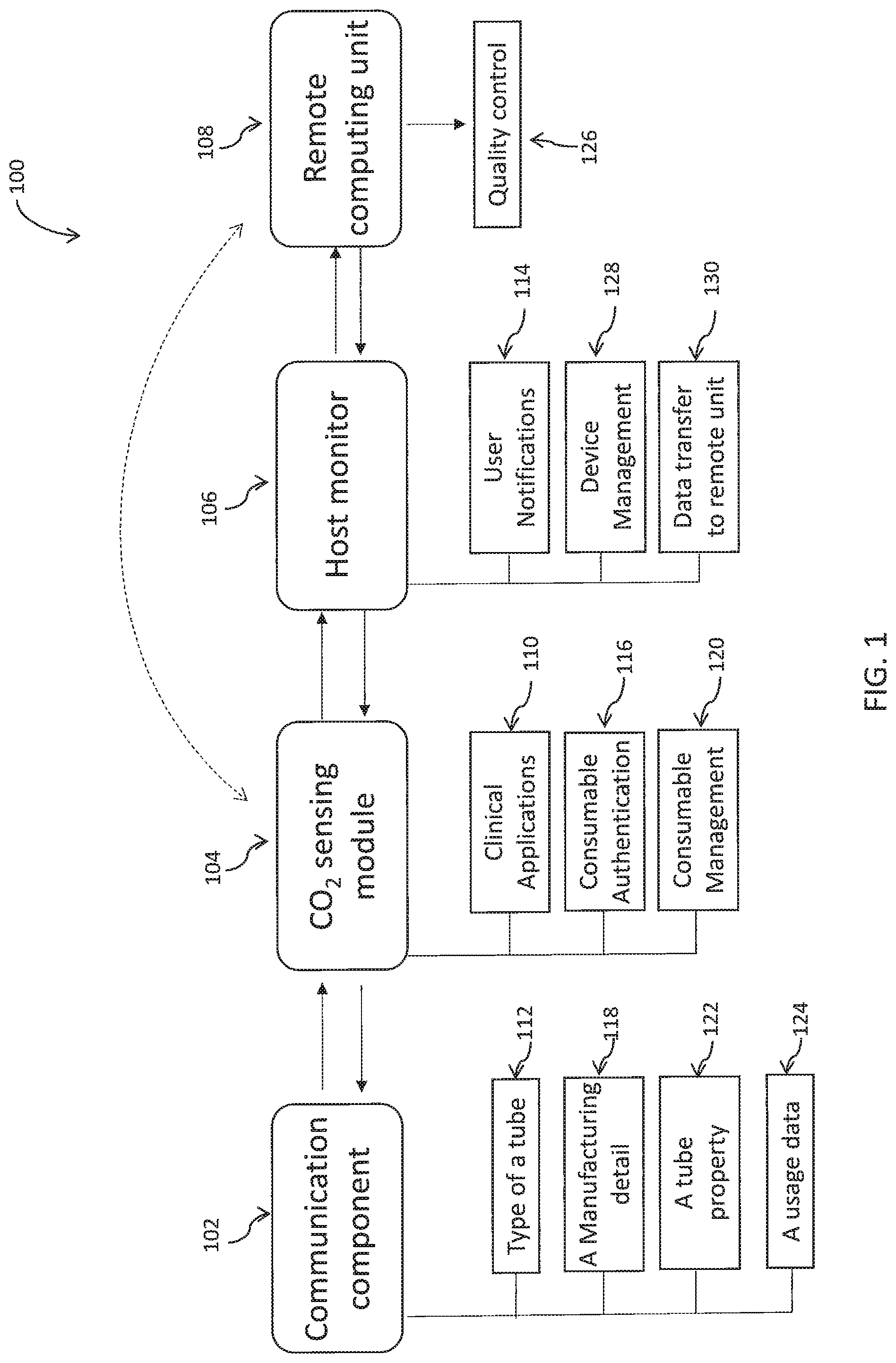 Patent US12324658 Figure 1 – Tubing system with operation mode communication