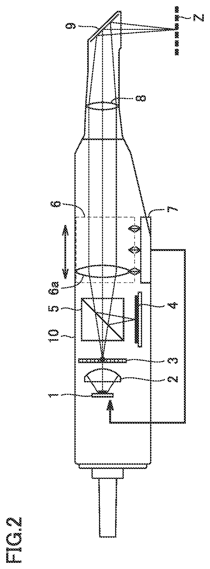 Patent US12324660 Figure 2 – Three-dimensional scanner, control method, and recording medium for recording programs