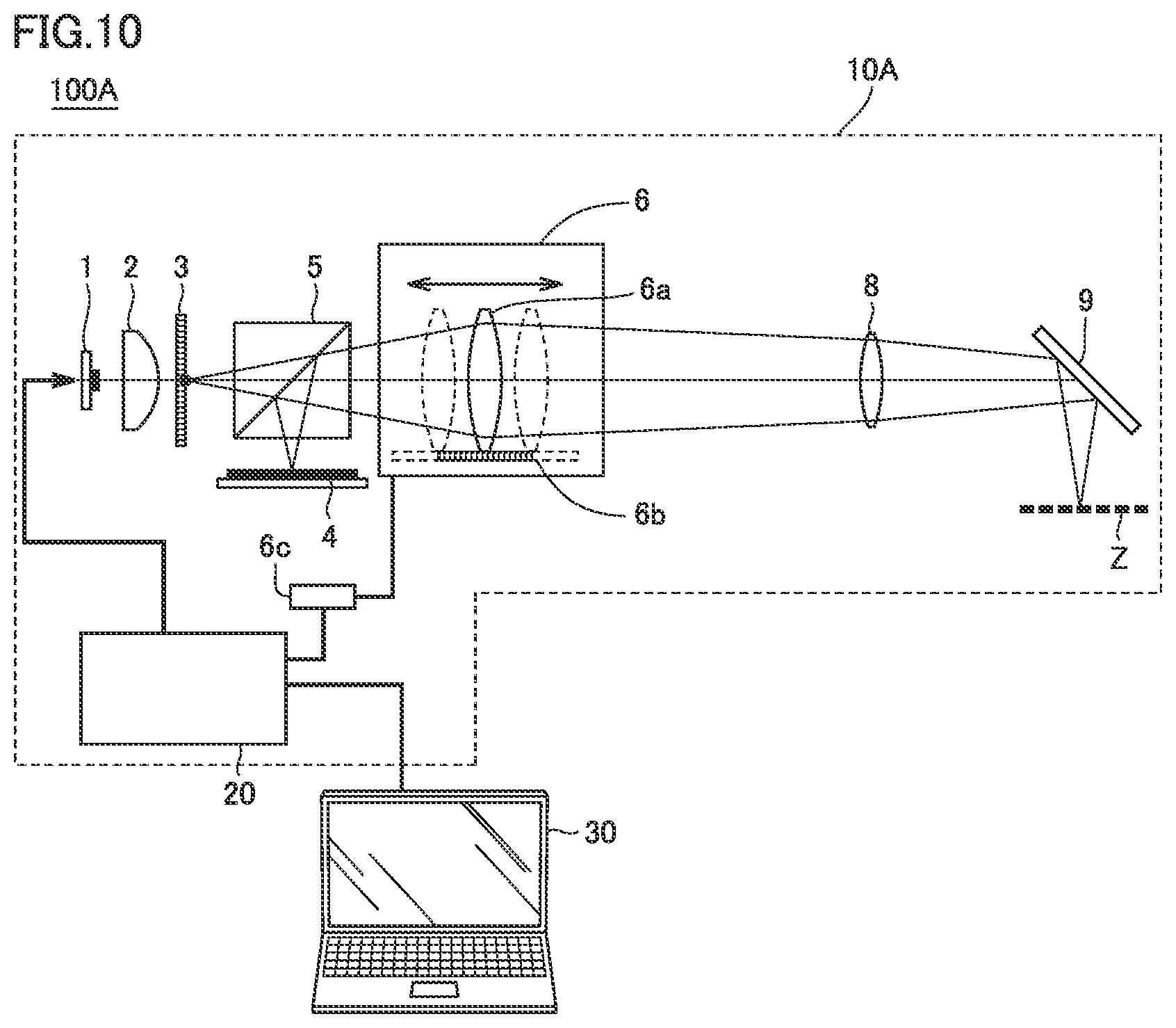 Patent US12324660 Figure 10 – Three-dimensional scanner, control method, and recording medium for recording programs