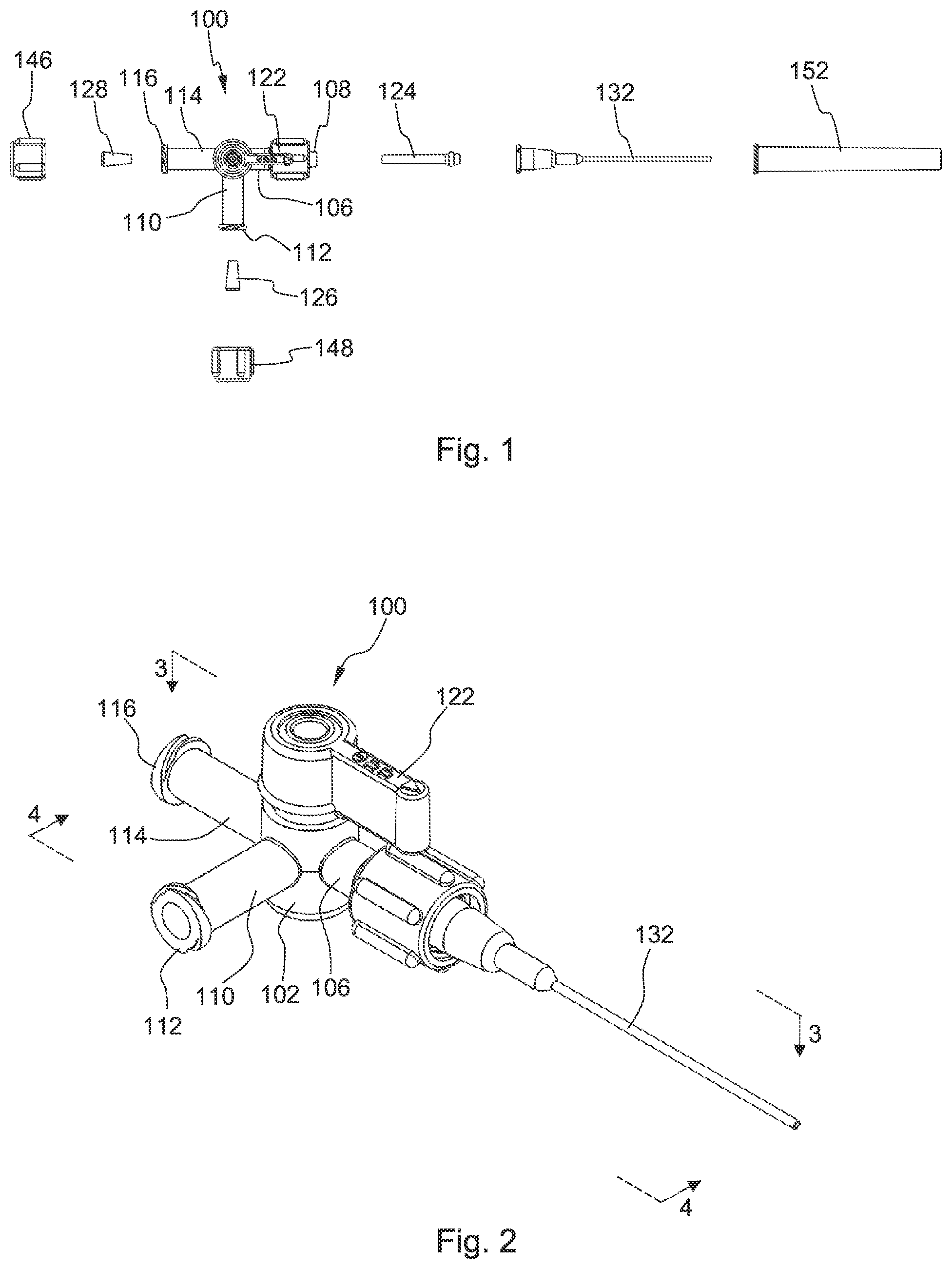 Patent US12324664 Figure 1 – Microvolume 3-way stopcock and method for obtaining clean blood specimen