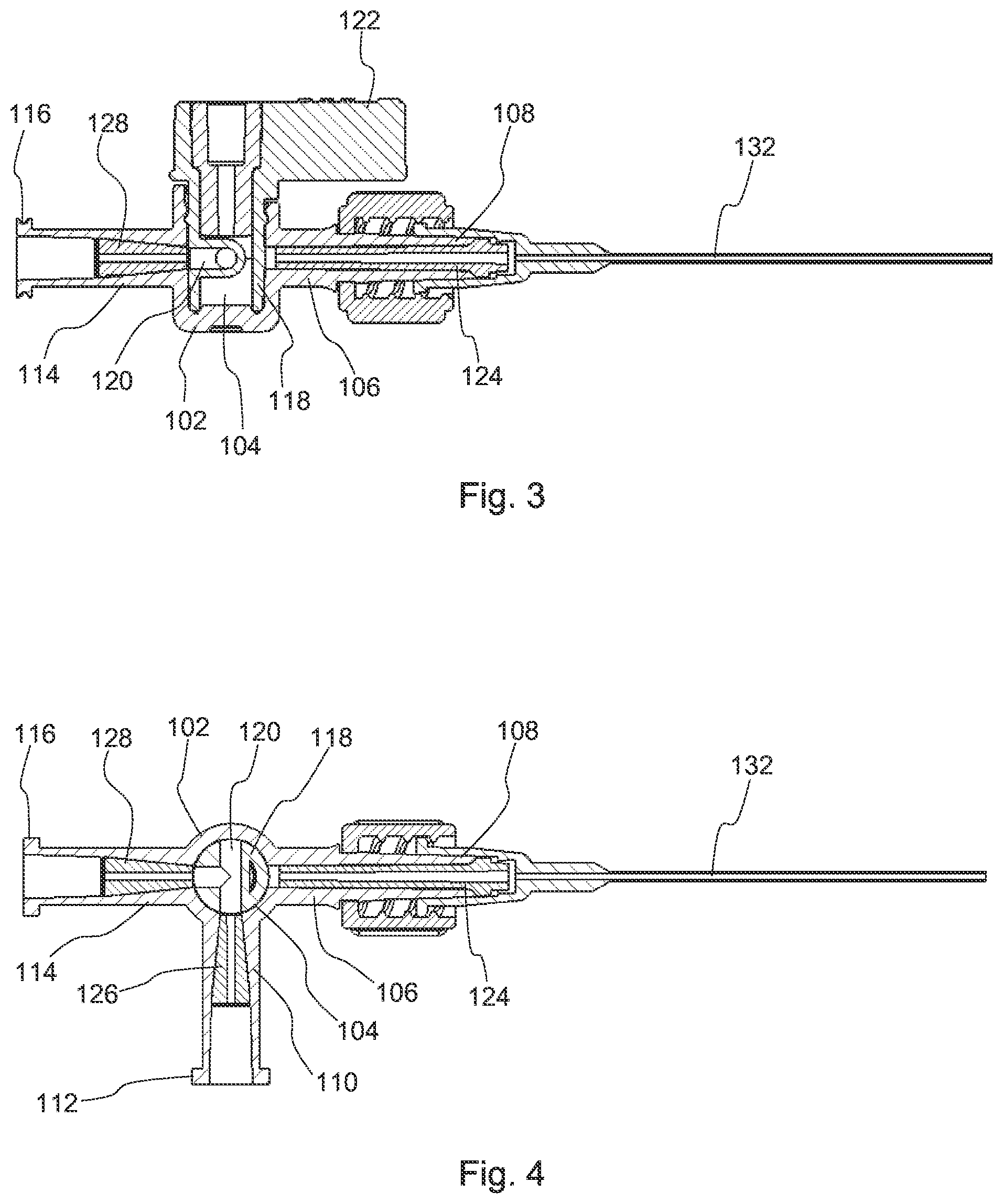 Patent US12324664 Figure 2 – Microvolume 3-way stopcock and method for obtaining clean blood specimen