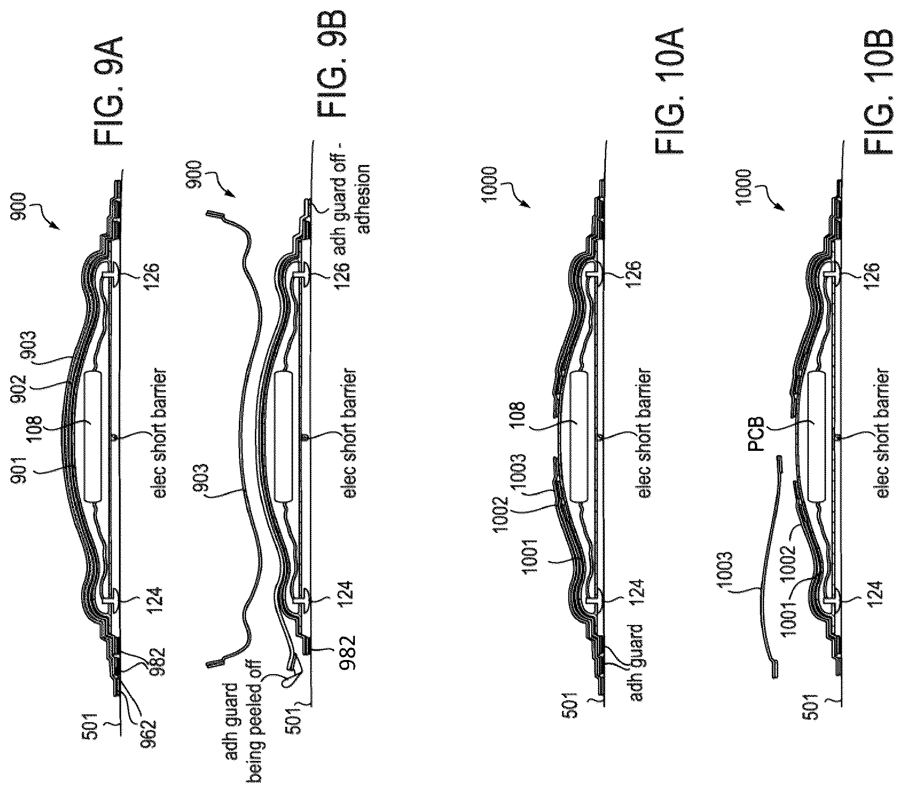 Patent US12324668 Figure 10 – Device features and design elements for long-term adhesion