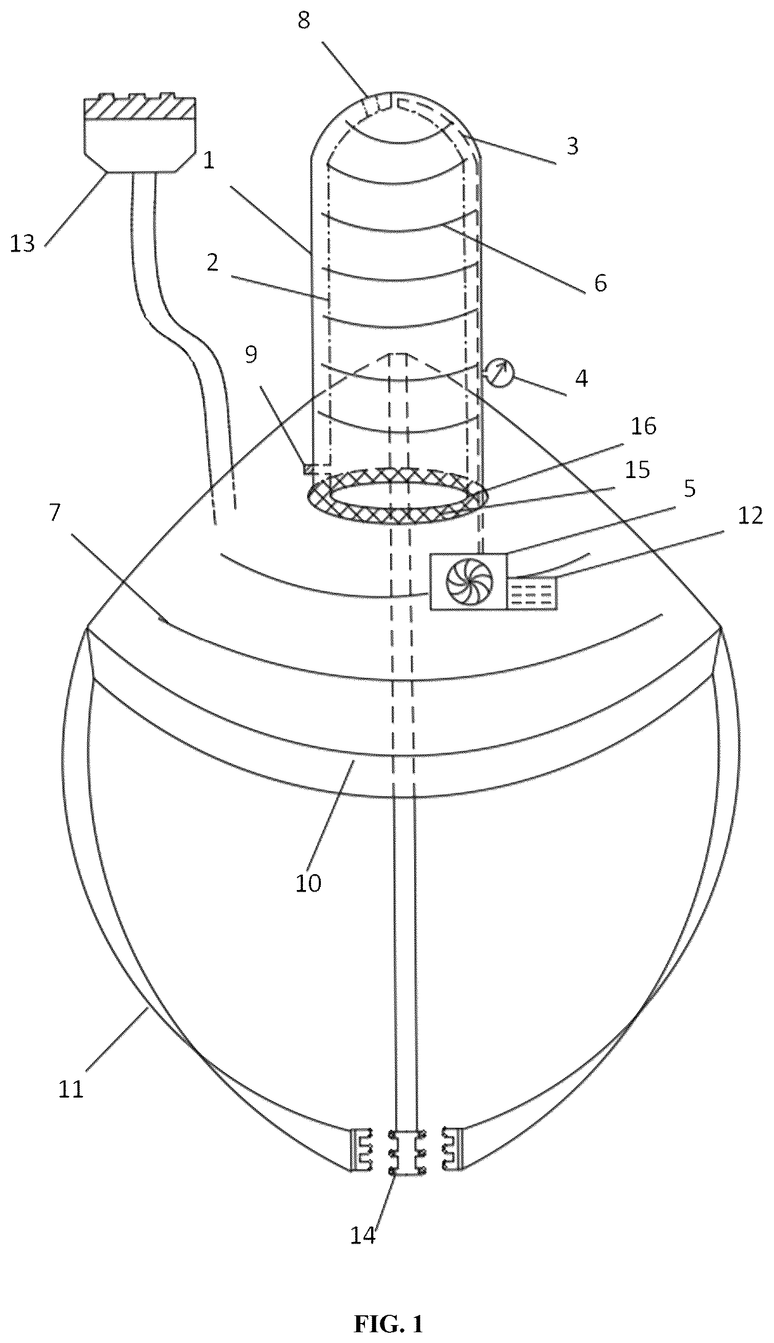 Patent US12324678 Figure 1 – Male penis site magnetic resonance imaging integrated coil having erection assisting function