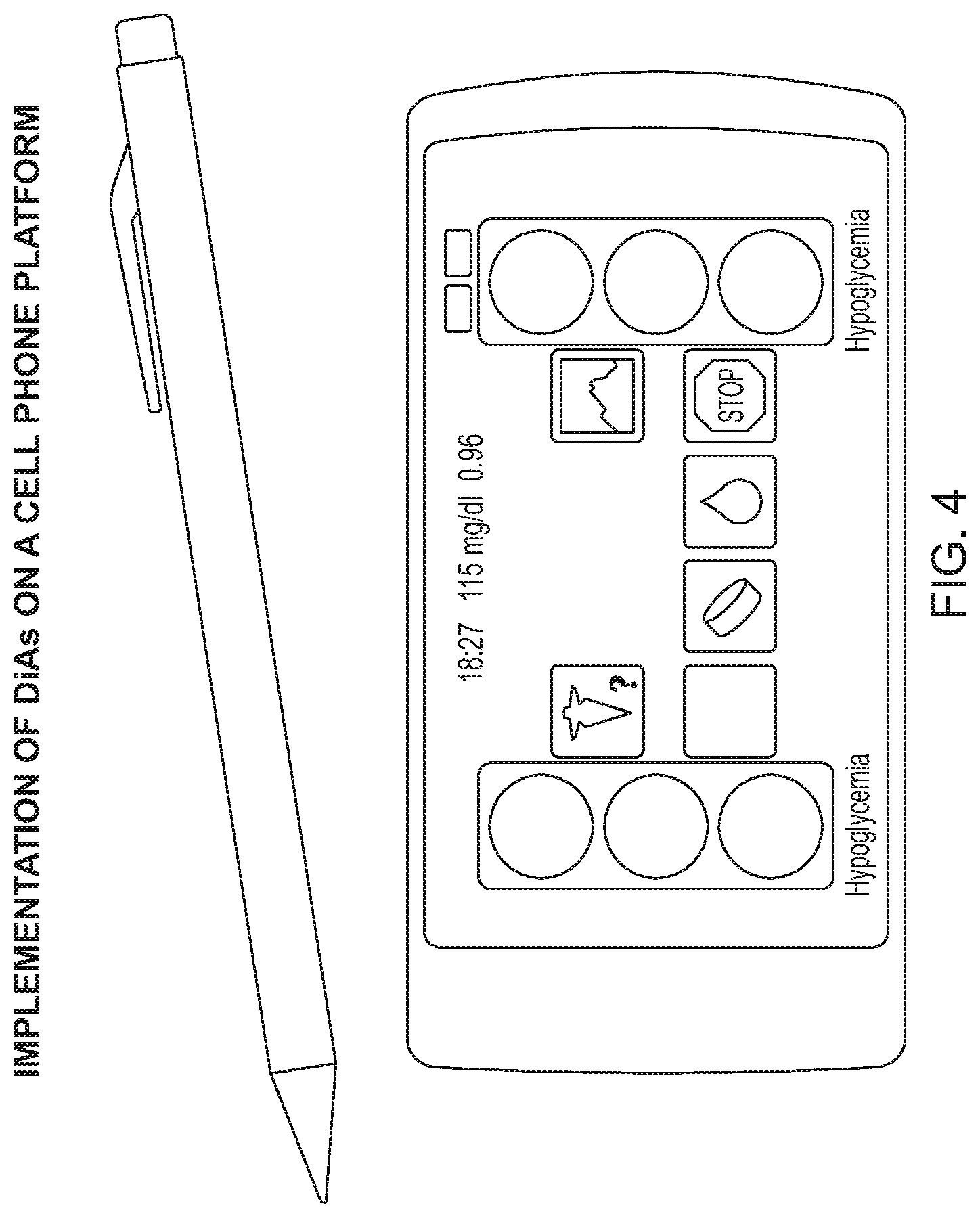 Patent US12324682 Figure 4 – Unified platform for monitoring and control of blood glucose levels in diabetic patients