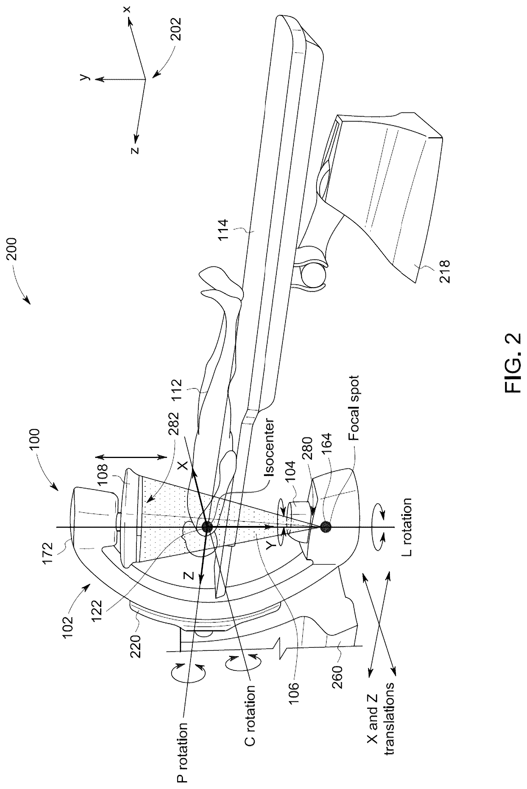 Patent US12324691 Figure 2 – Cone beam computed tomography centering with augmented reality