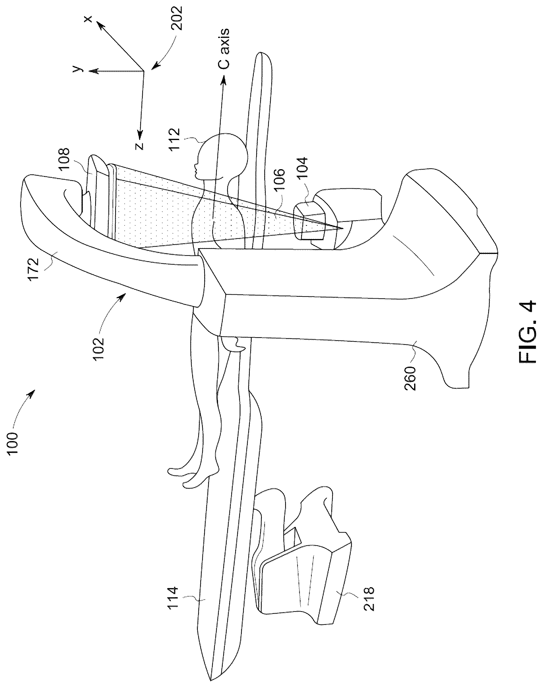 Patent US12324691 Figure 4 – Cone beam computed tomography centering with augmented reality